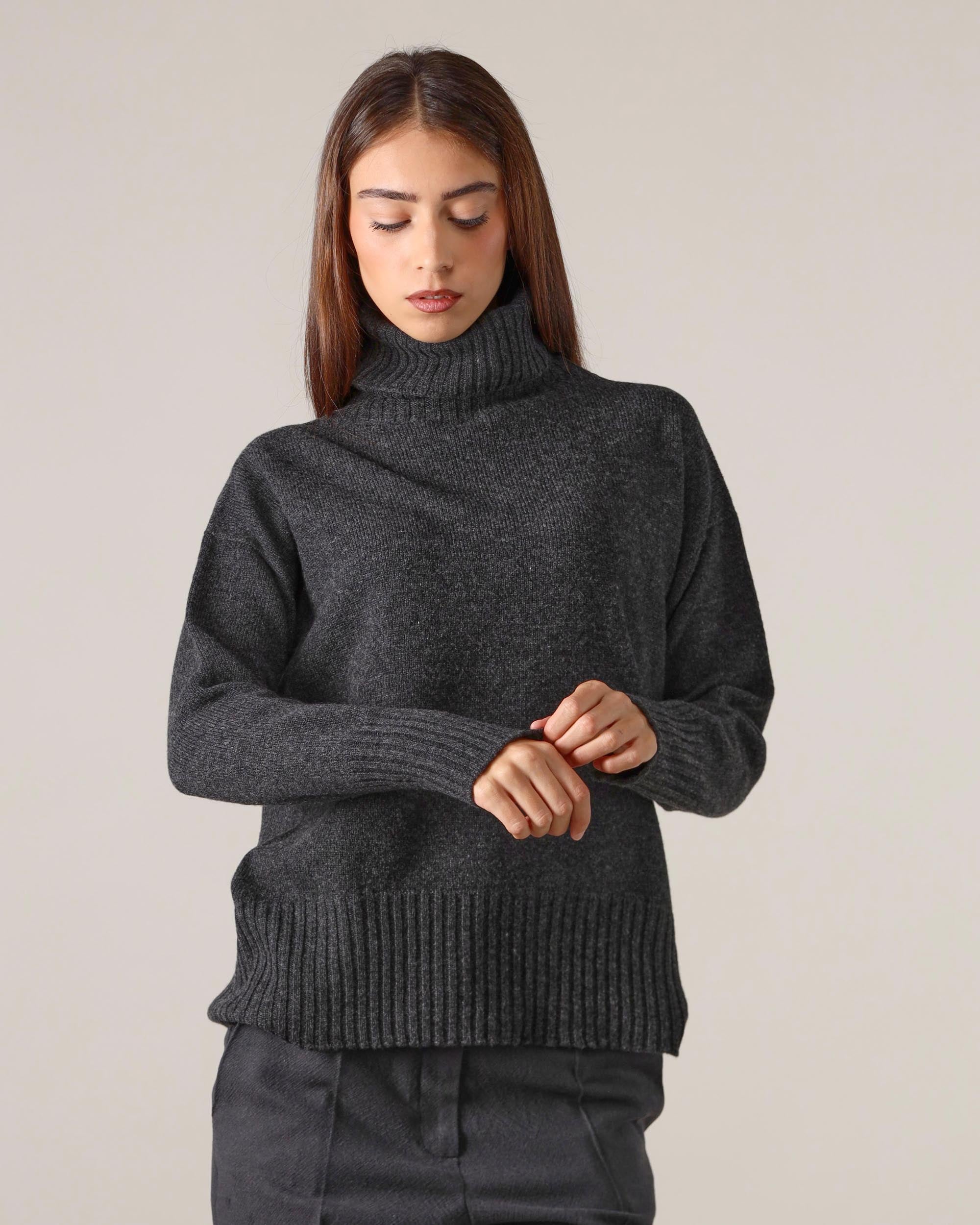 Alysi Maglia Super Soft Collo Alto
