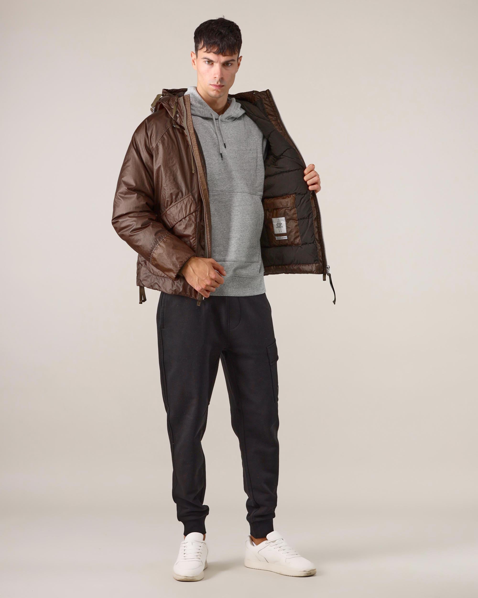 C. P. Company Giubbotto con Cappuccio Militare