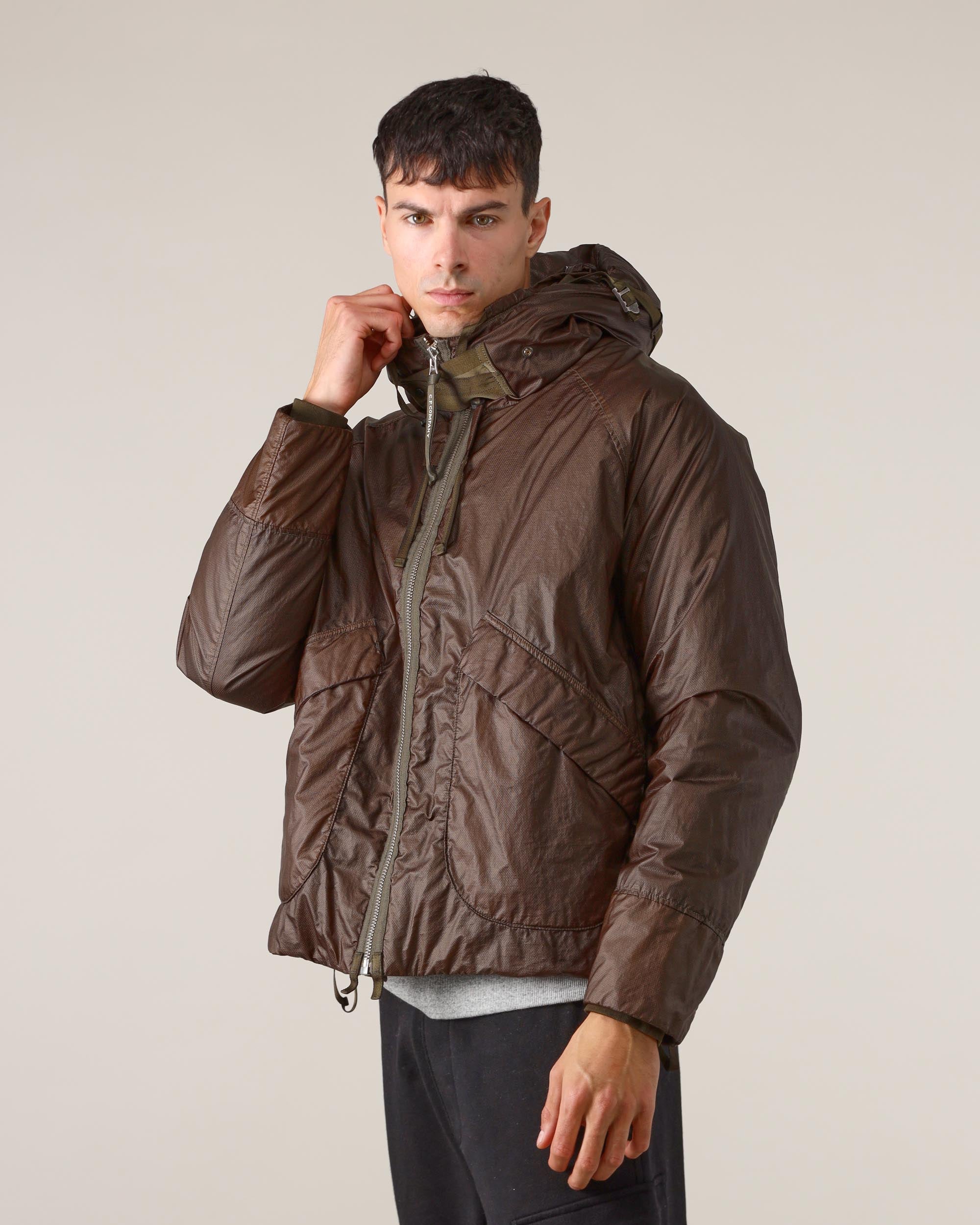 C. P. Company Giubbotto con Cappuccio Militare