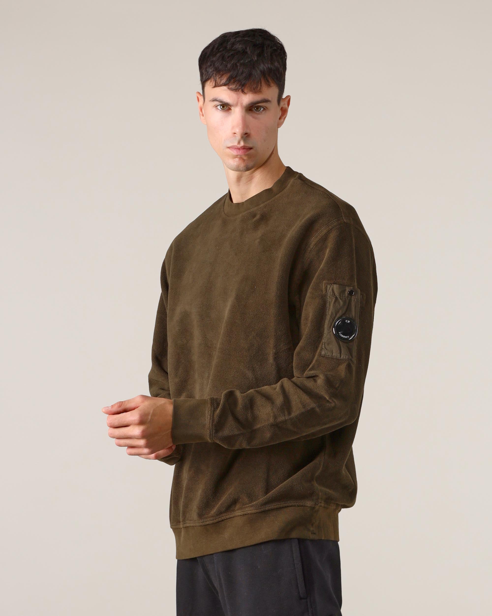 C. P. Company Felpa Girocollo Militare