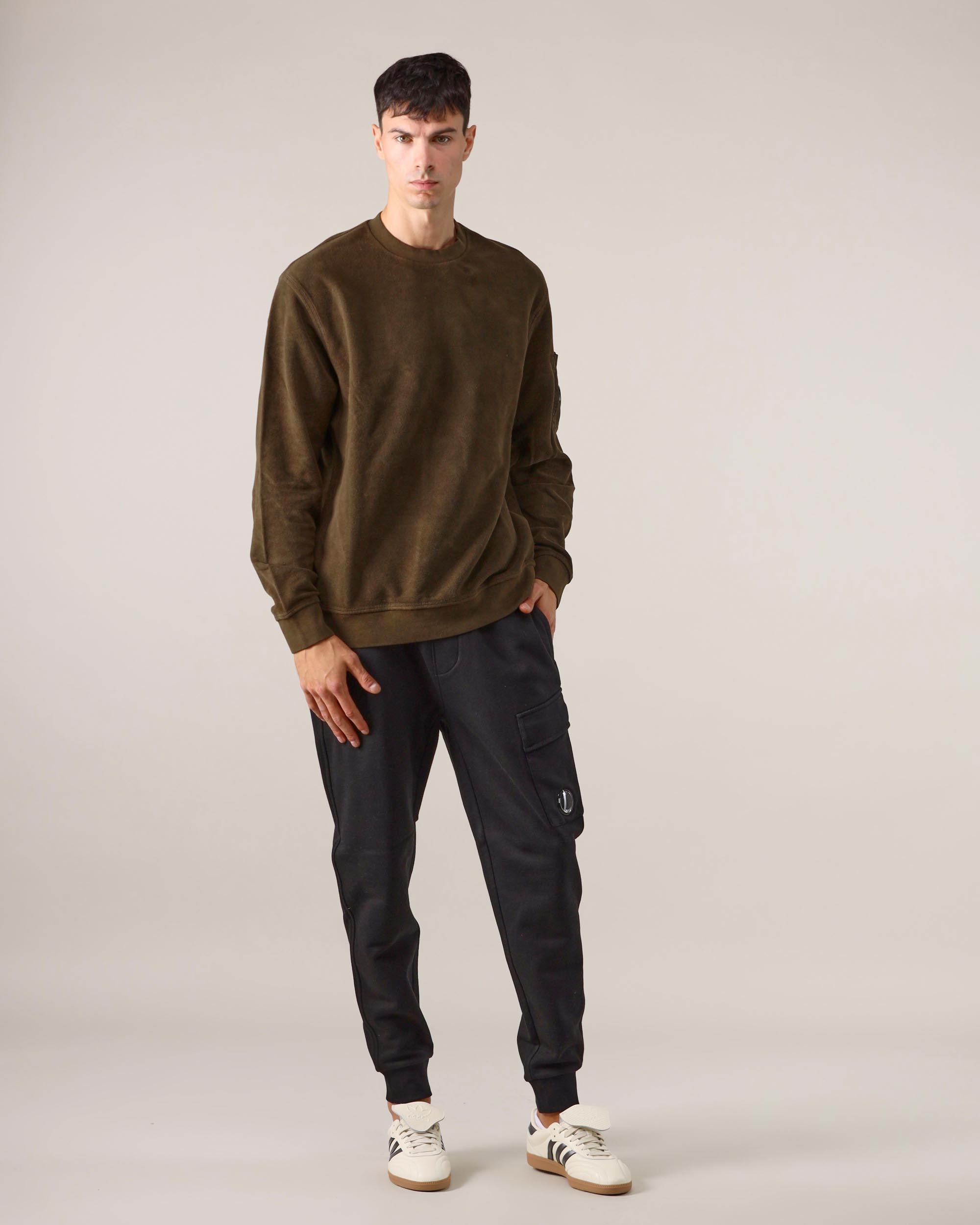 C. P. Company Felpa Girocollo Militare