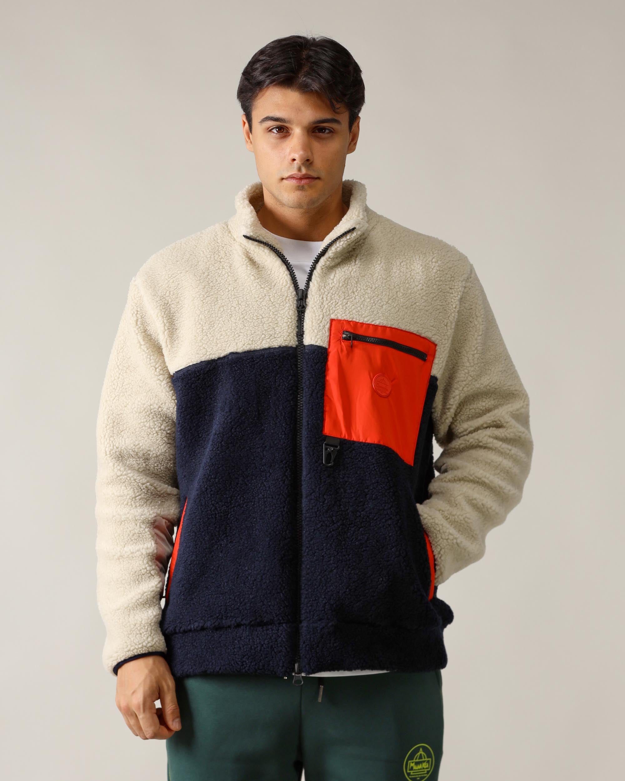 Mauna Kea Jacket Sherpa Block Color