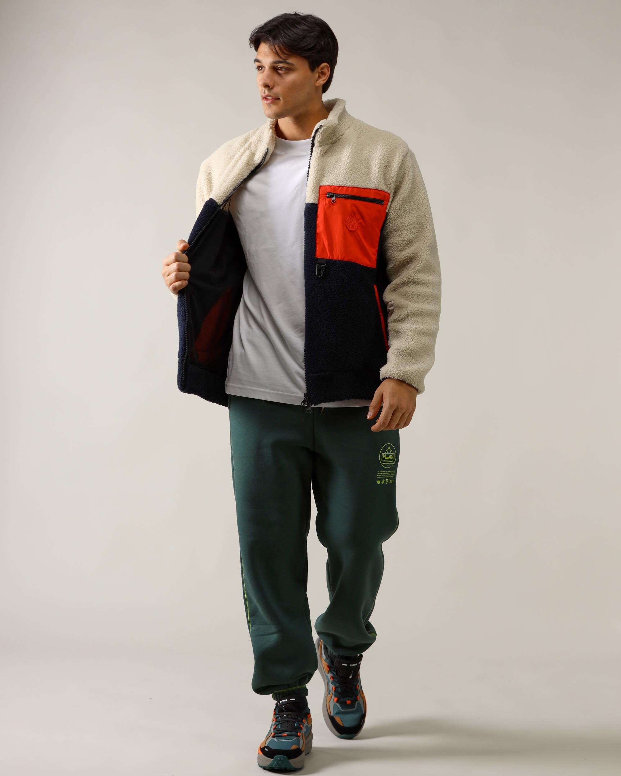 Mauna Kea Jacket Sherpa Block Color