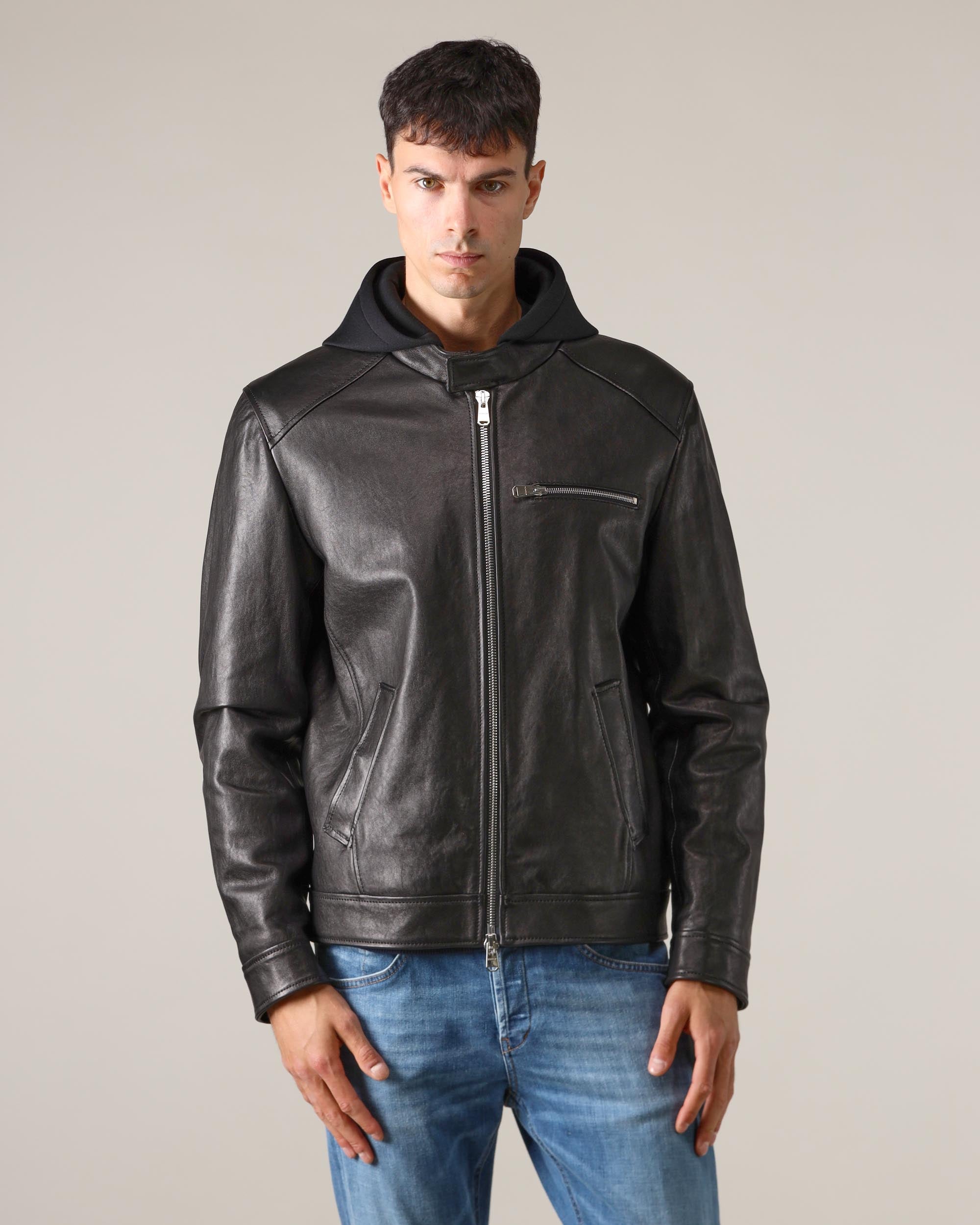 Dondup Biker in Pelle
