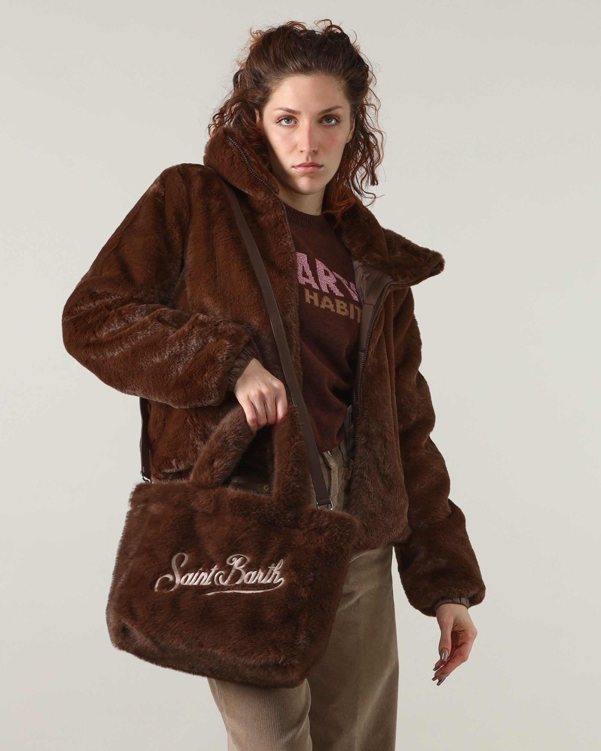 Mc2 Saint Barth Hand Bag Soft Fur