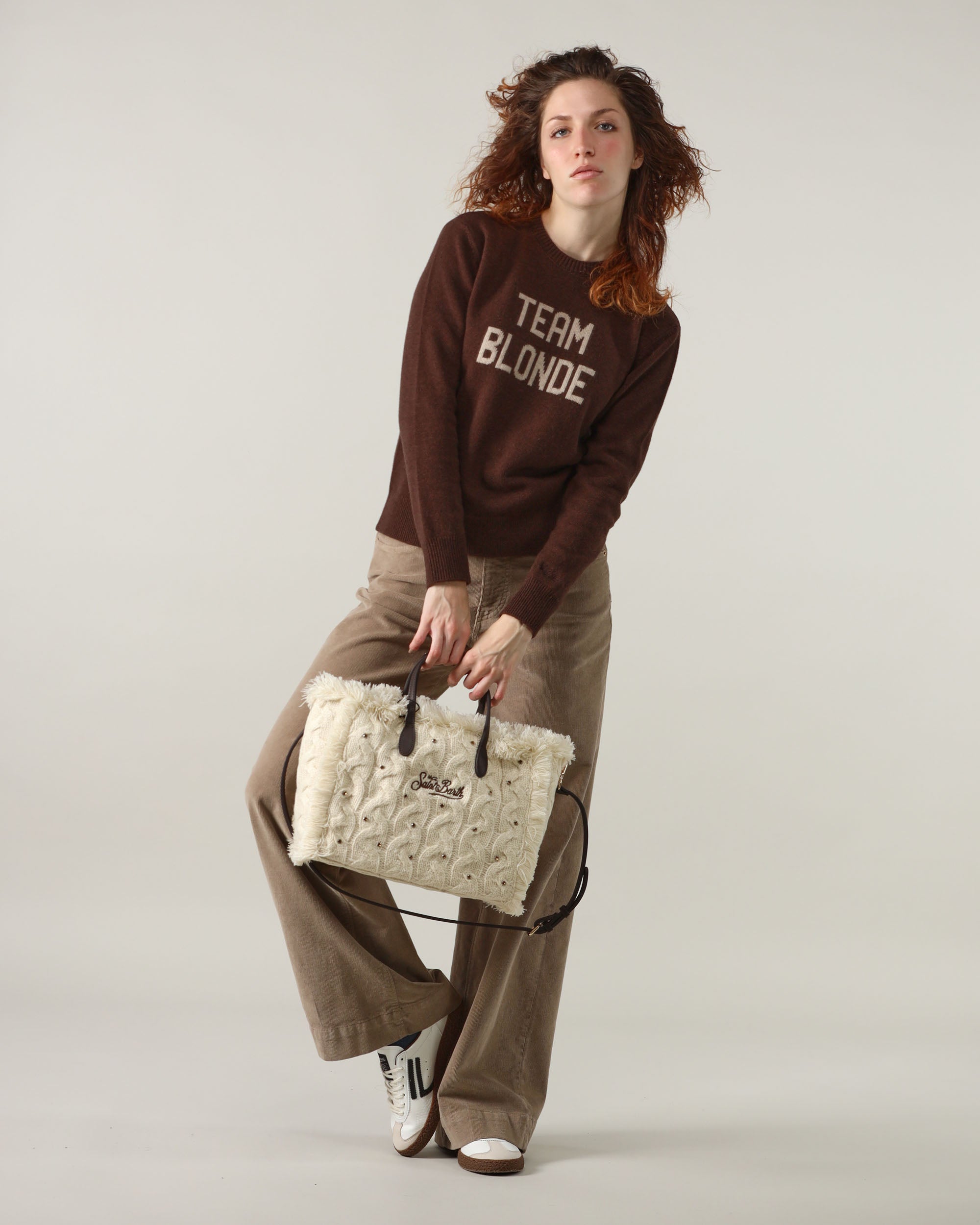 Mc2 Saint Barth Hand Bag Wool Braid