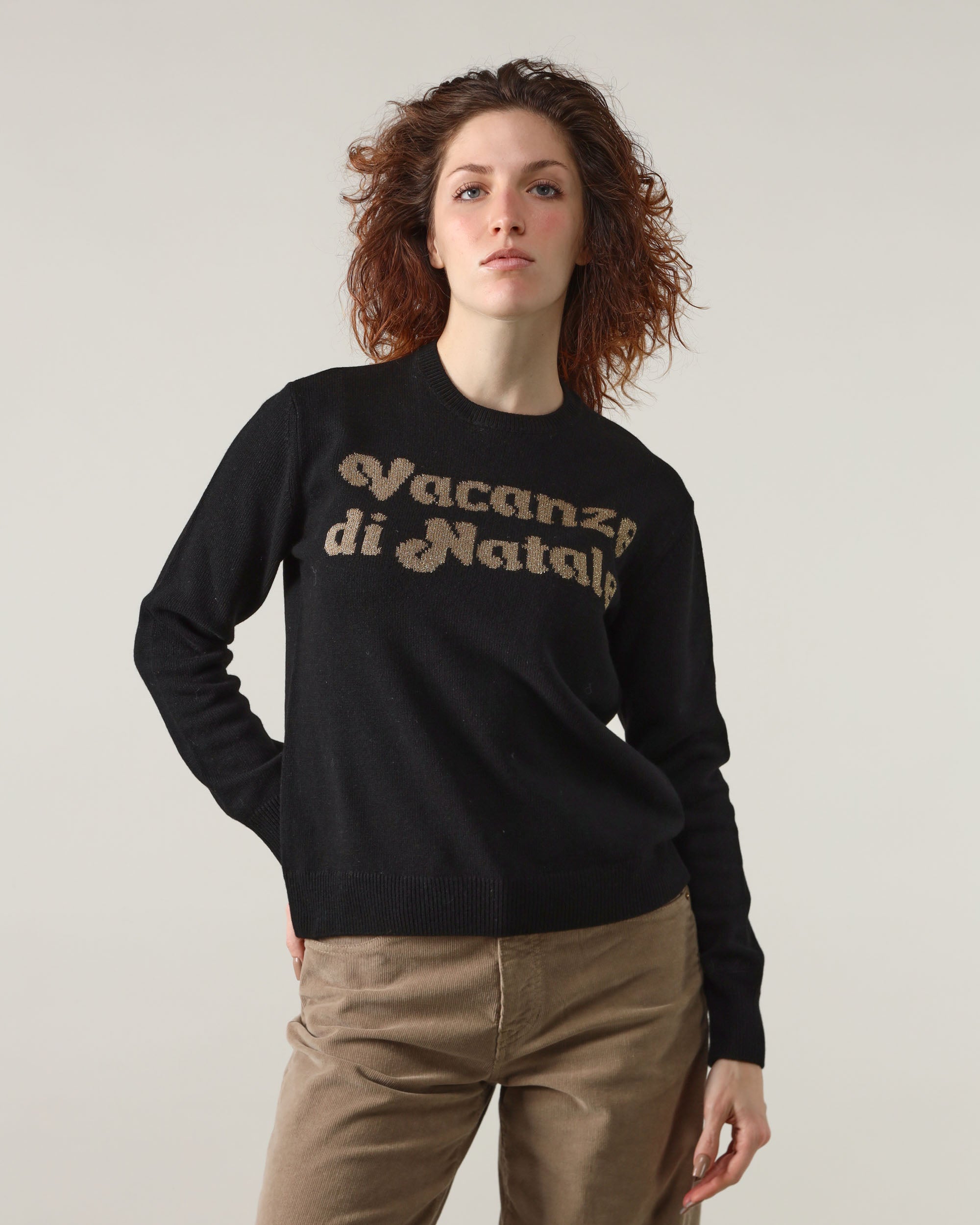 Mc2 Saint Barth Rundhalspullover mit Weihnachtslogo