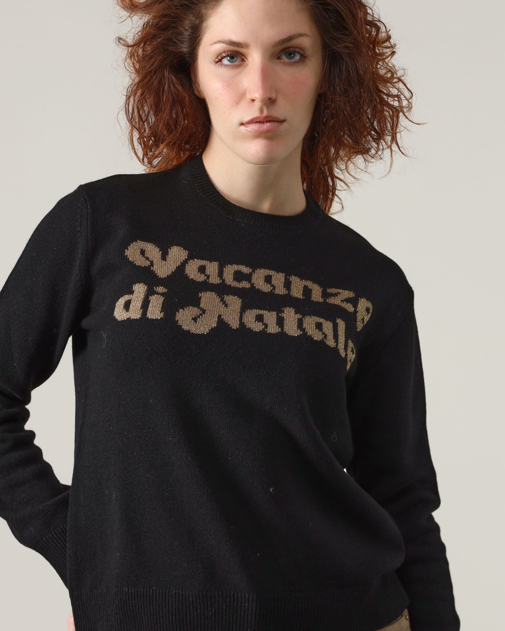 Mc2 Saint Barth Rundhalspullover mit Weihnachtslogo