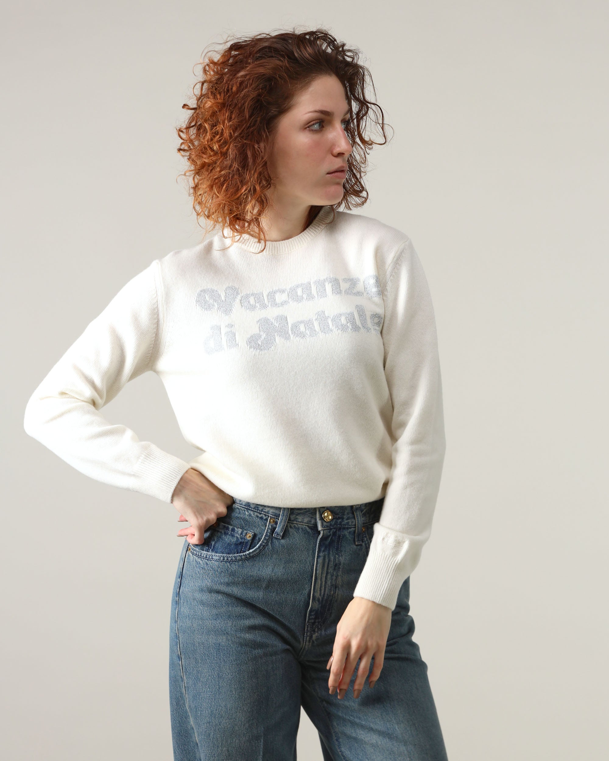Mc2 Saint Barth Crewneck Sweater Vacanze Logo