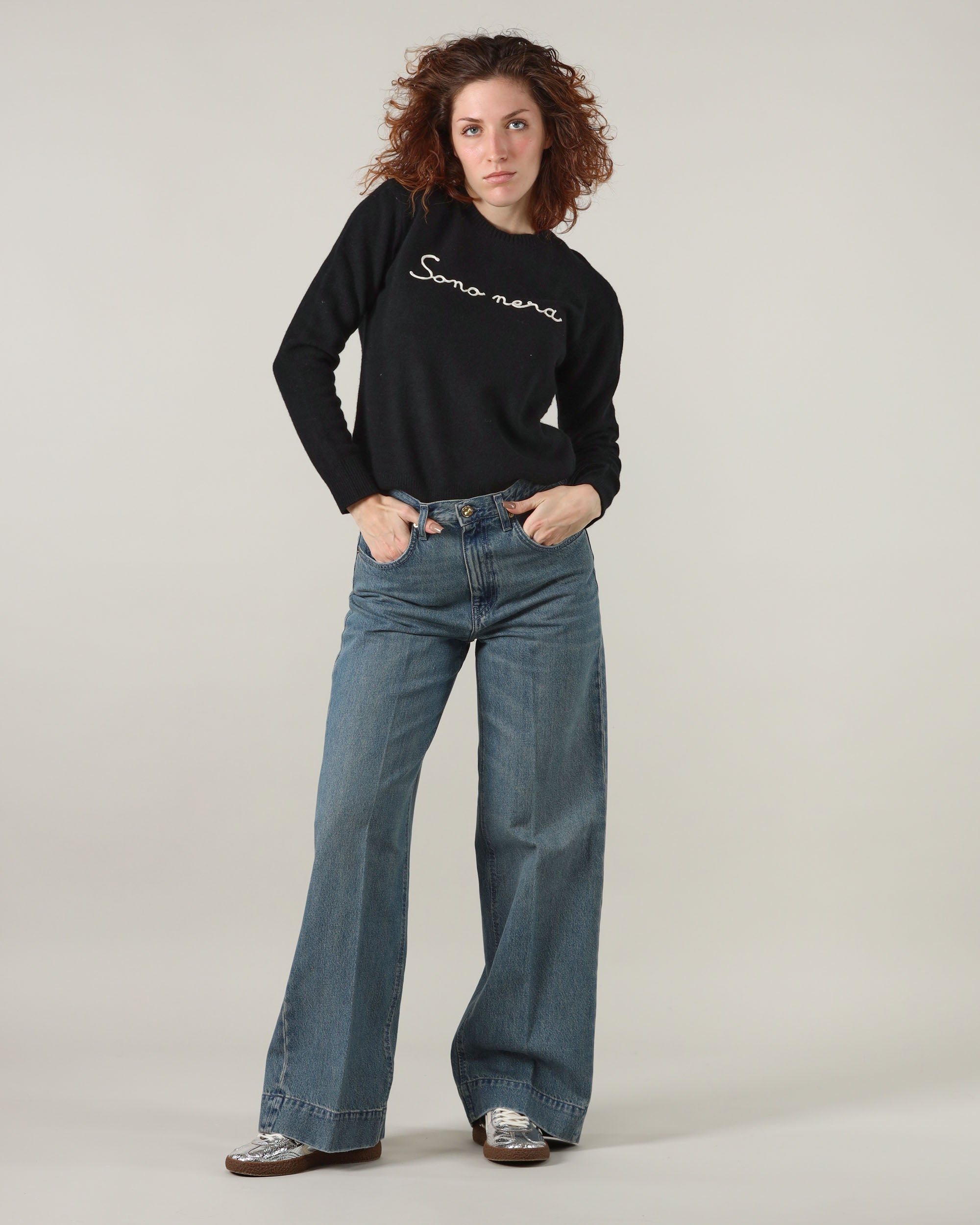 Mc2 Saint Barth Crewneck Sweater Sono Nera