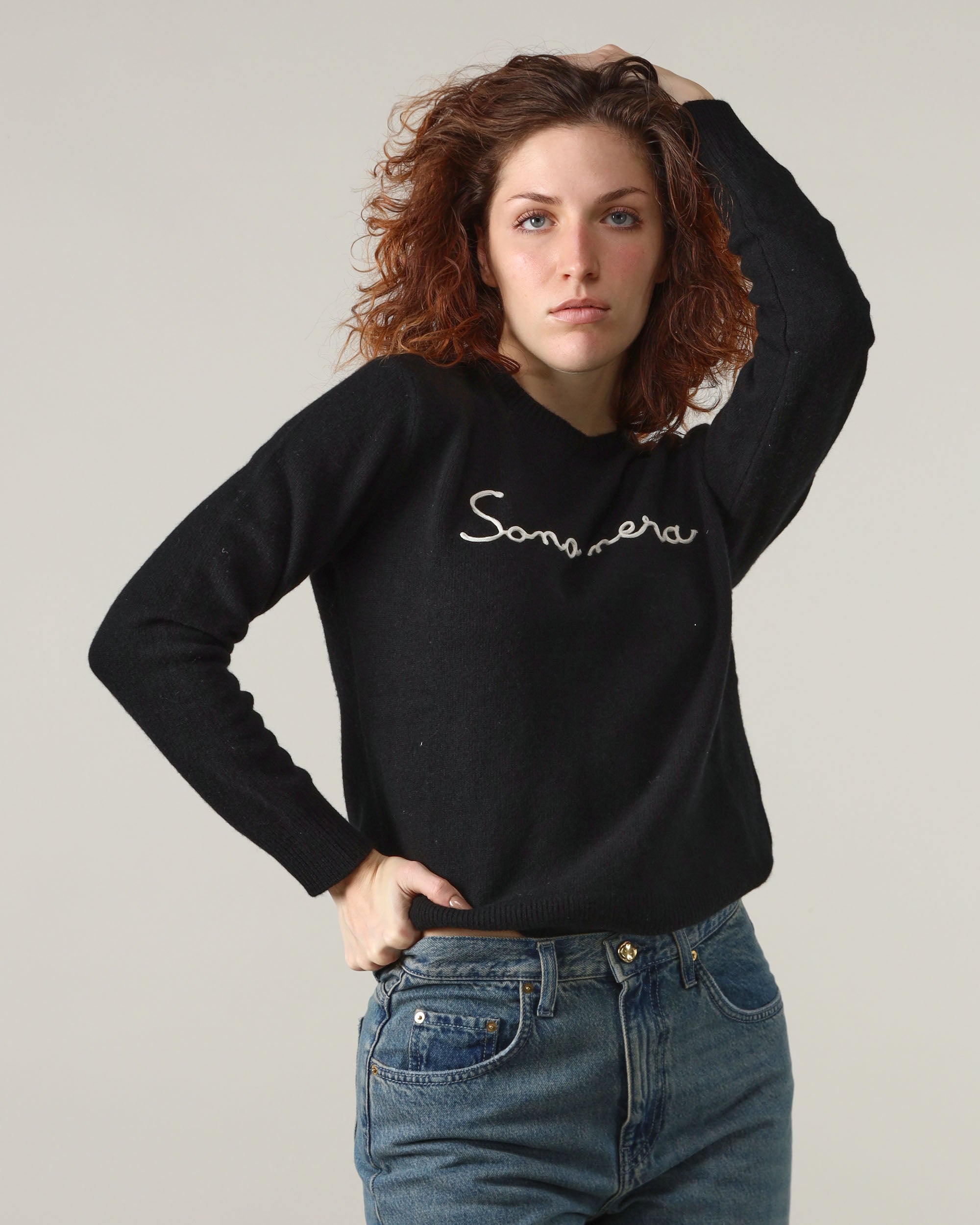 Mc2 Saint Barth Crewneck Sweater Sono Nera