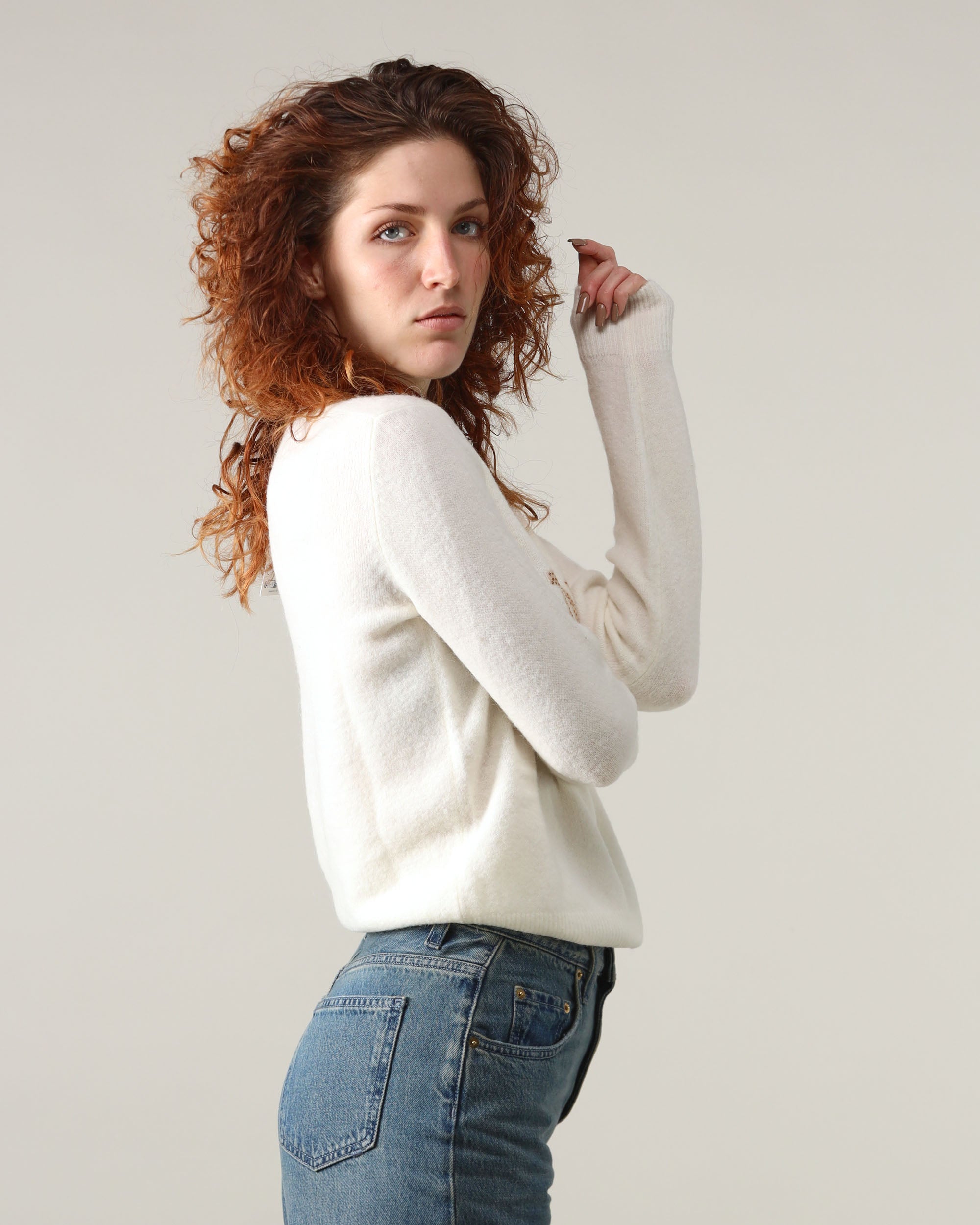 Mc2 Saint Barth Rundhals-Sweater im nordischen Stil