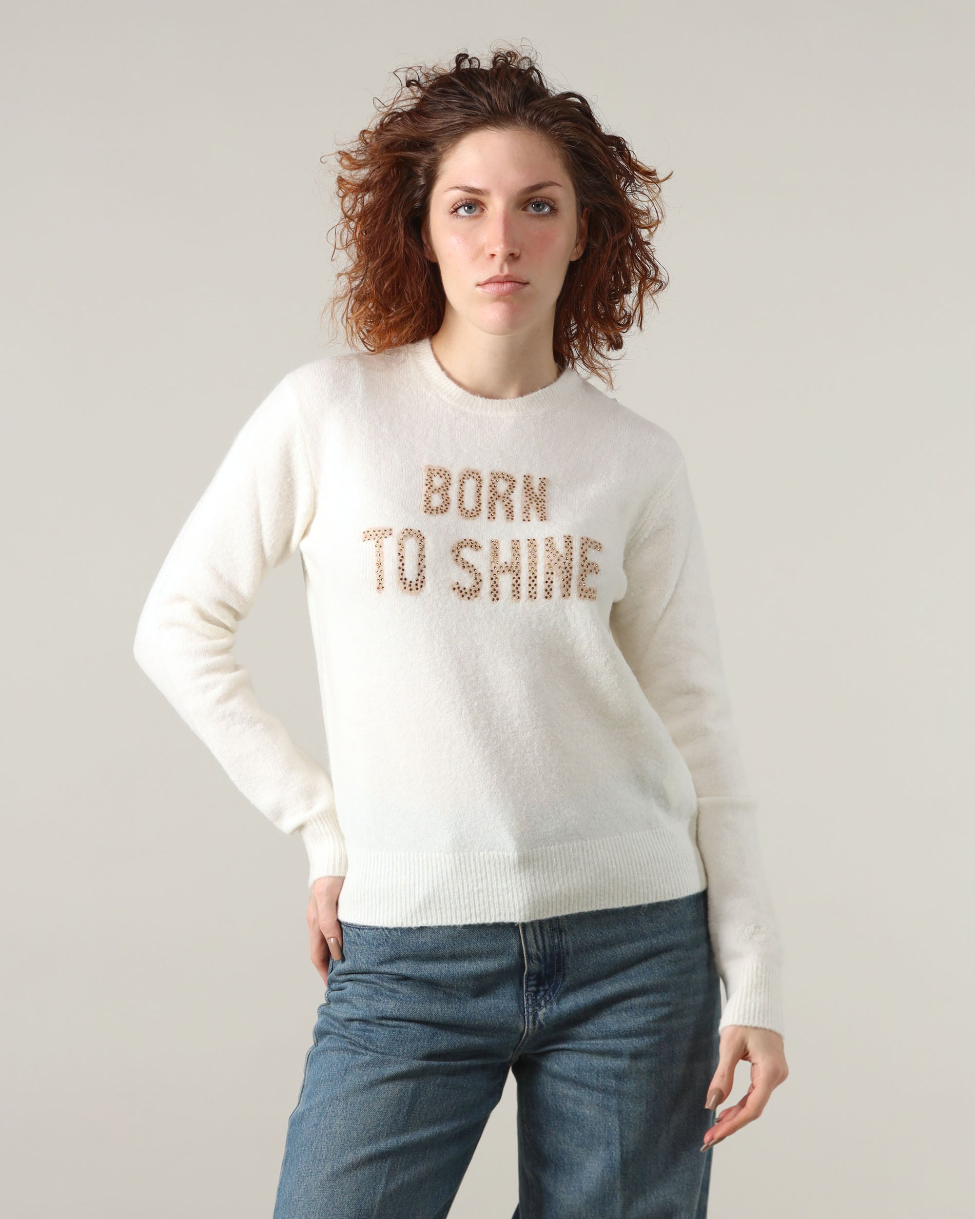 Mc2 Saint Barth Rundhals-Sweater im nordischen Stil