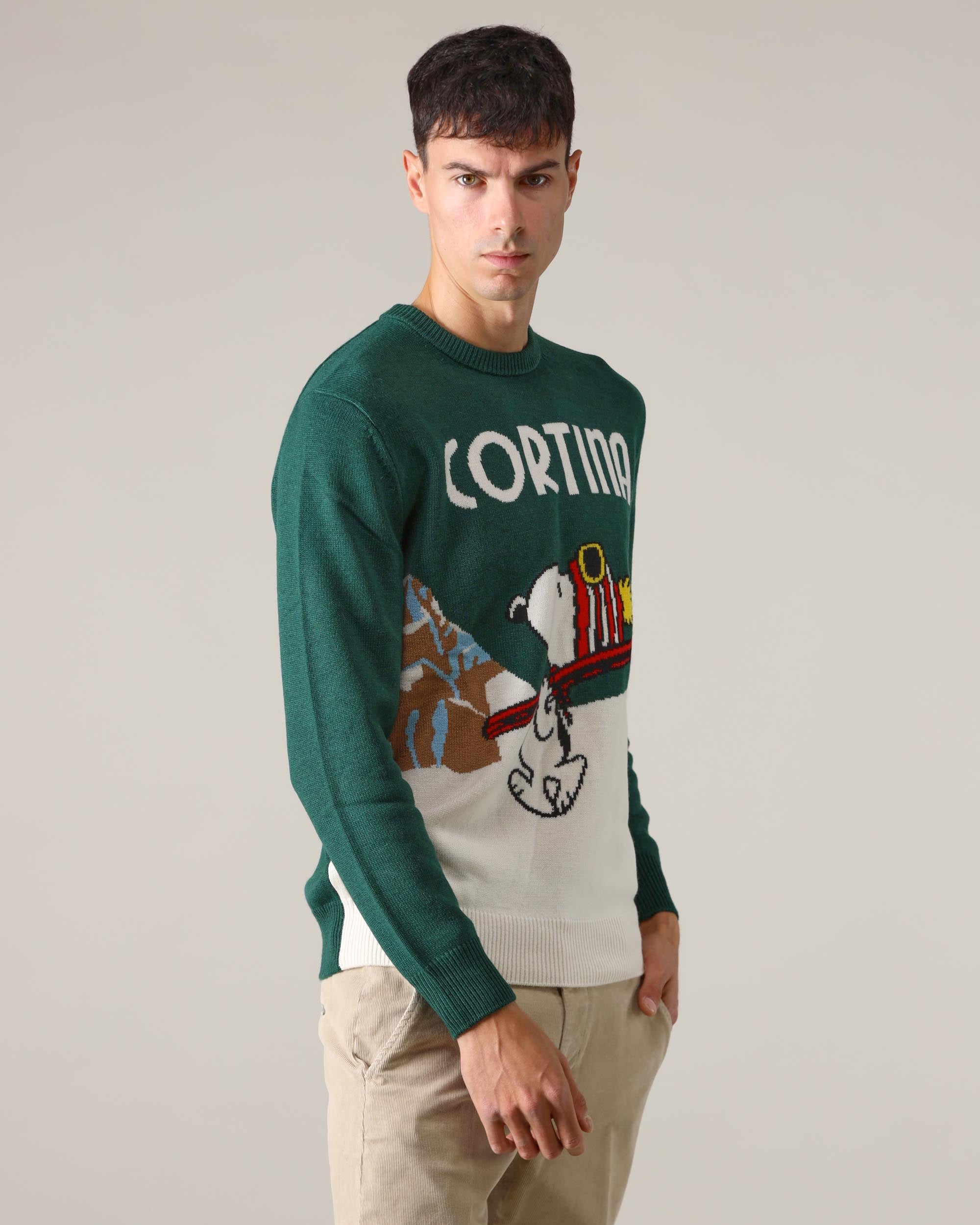Mc2 Sainth Barth Maglia Girocollo Snoopy Cortina