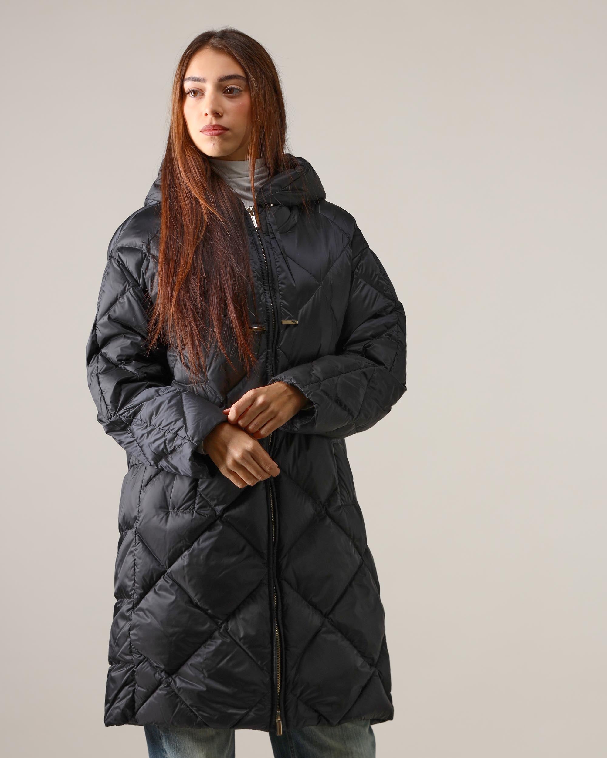 S Max Mara Piumino Lungo Trefe