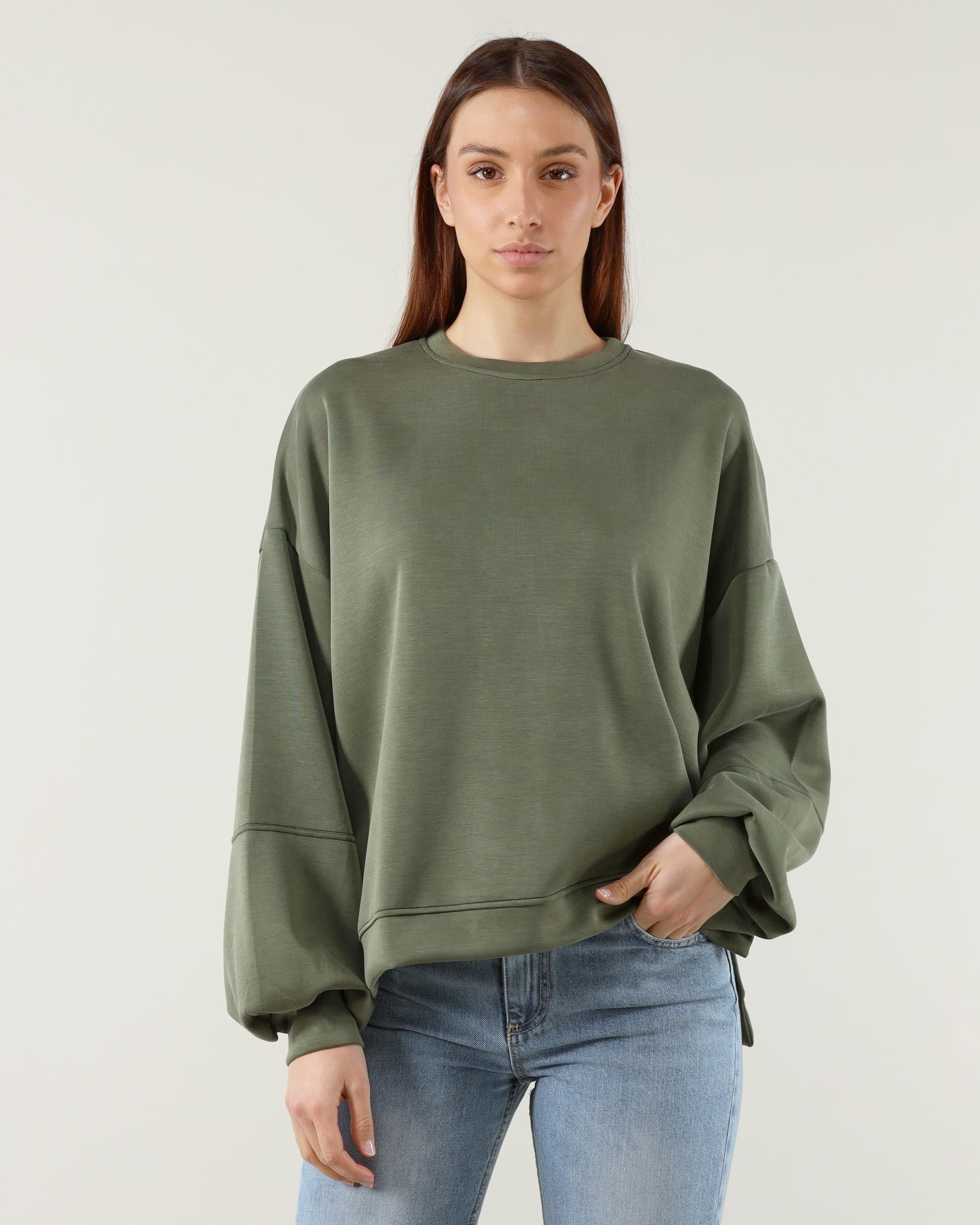 25.10 Felpa Girocollo Over