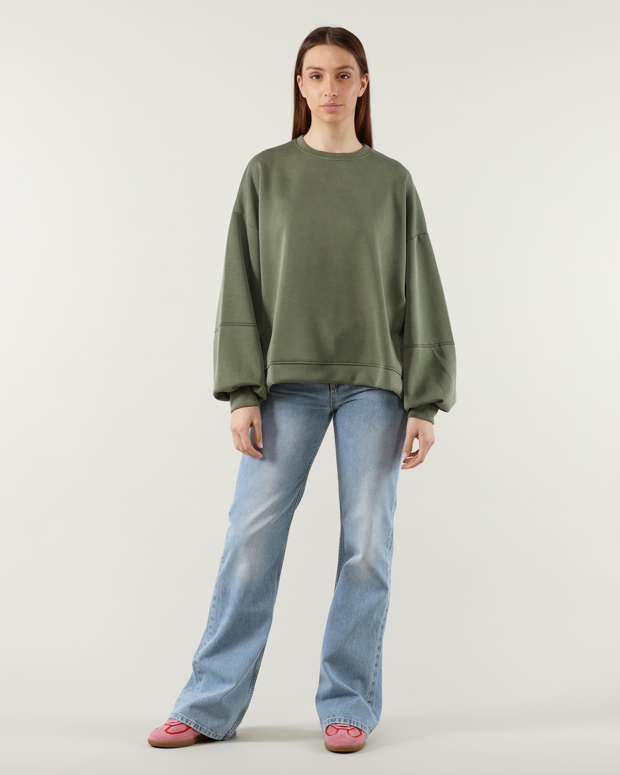 25.10 Felpa Girocollo Over