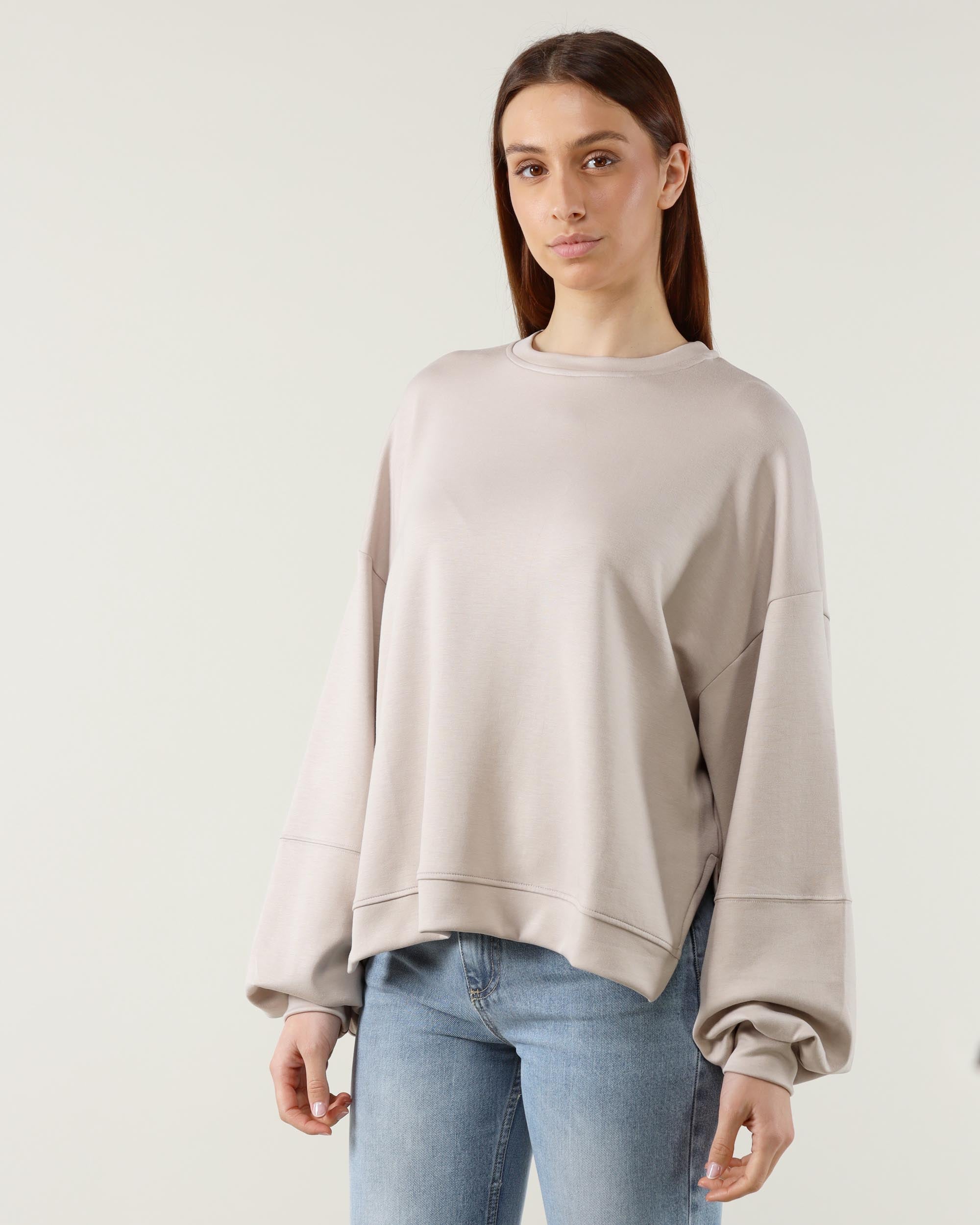 25.10 Felpa Girocollo Over