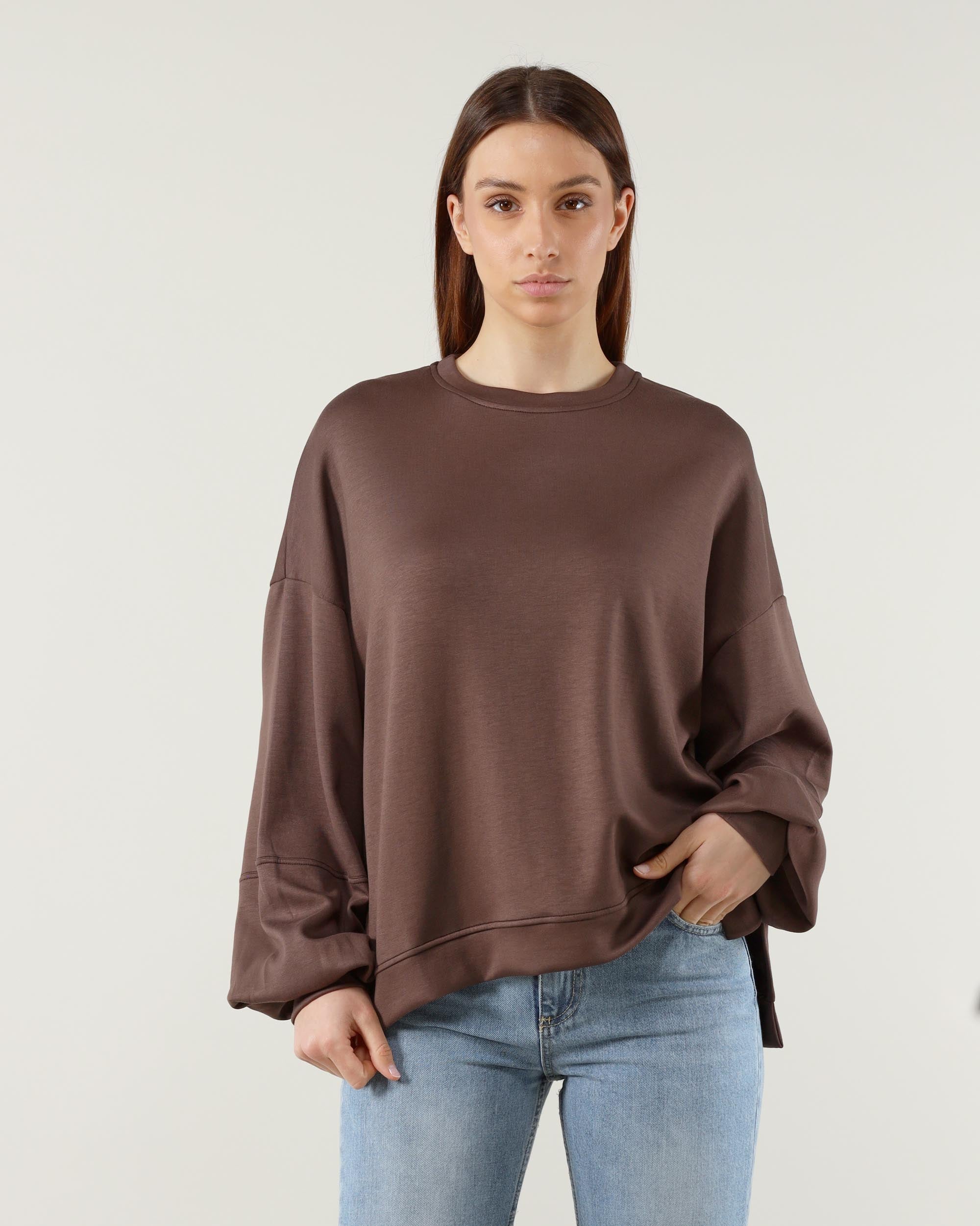 25.10 Felpa Girocollo Over