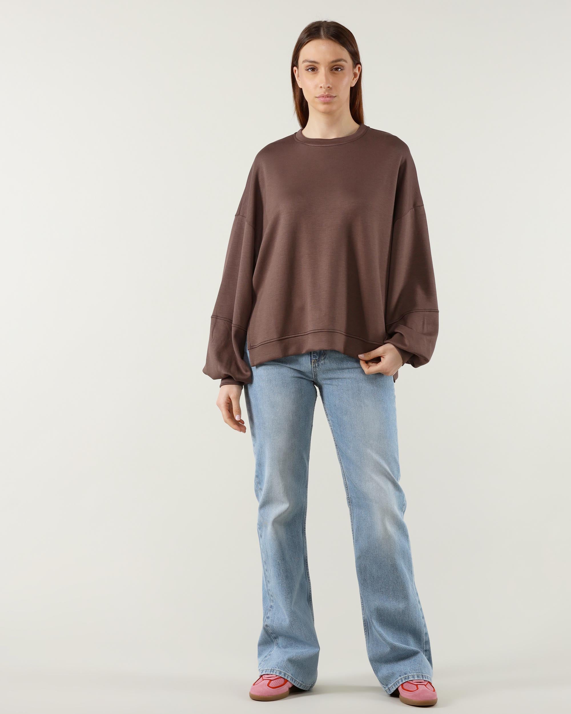 25.10 Felpa Girocollo Over