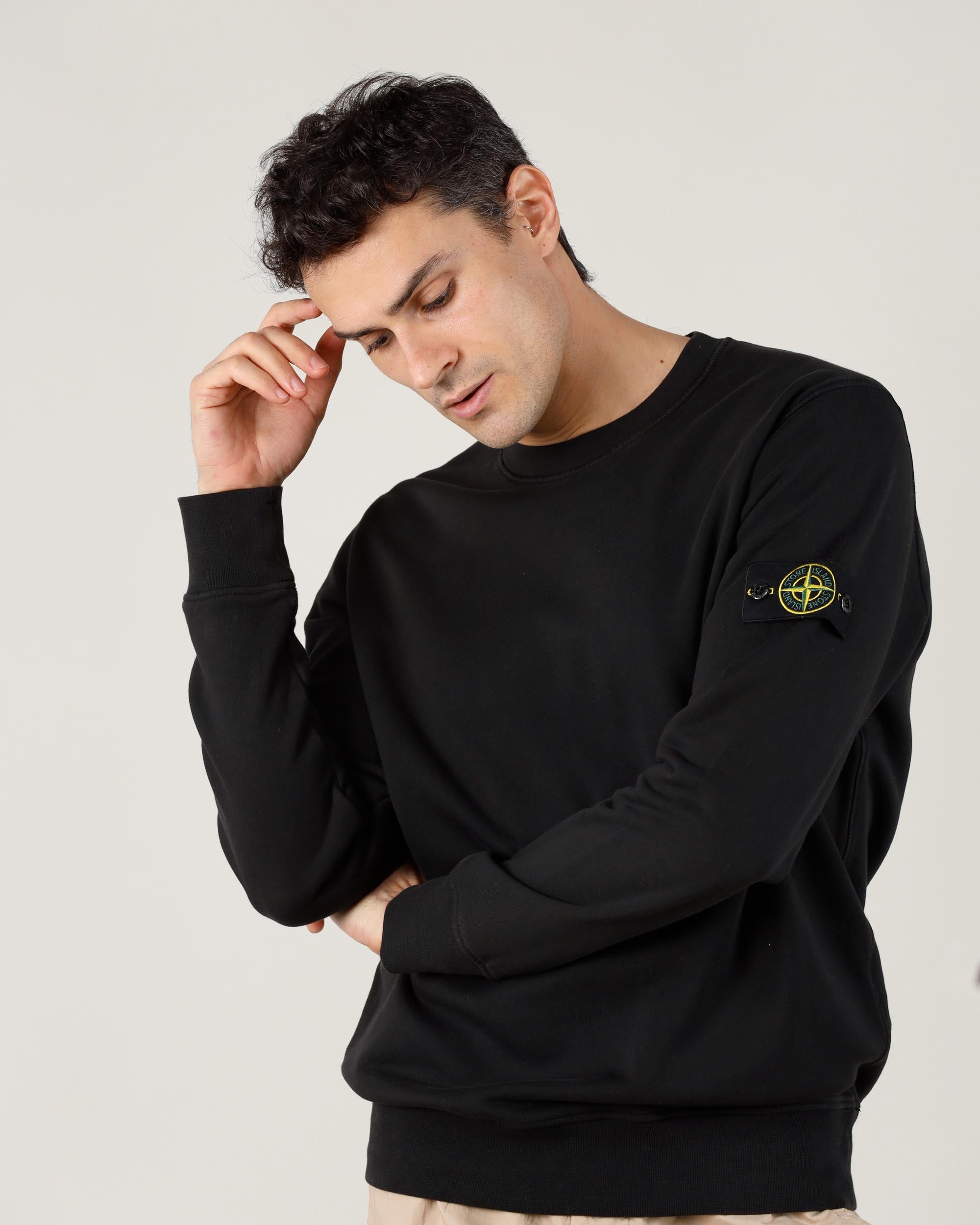 Stone Island Felpa Girocollo