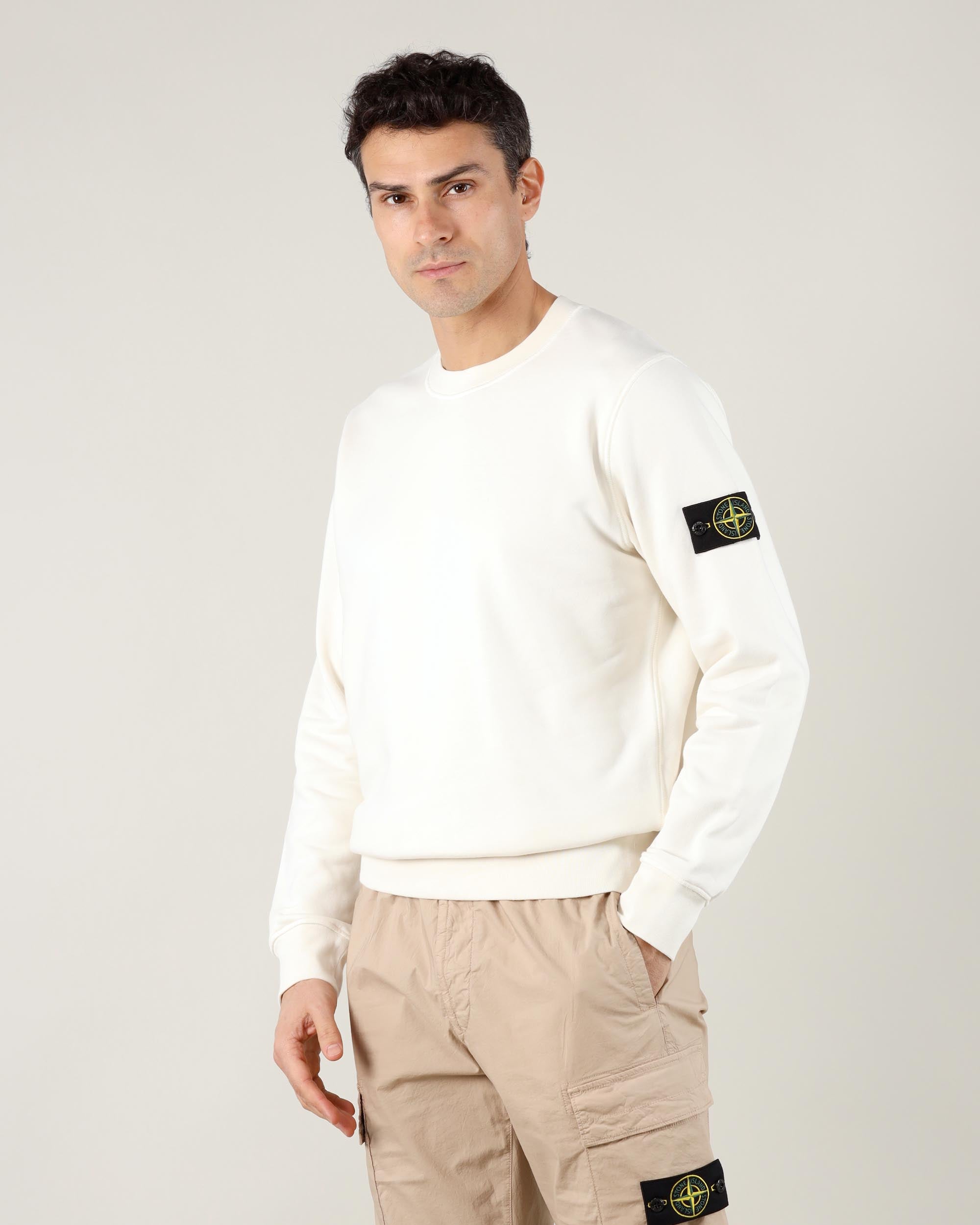 Stone Island Felpa Girocollo
