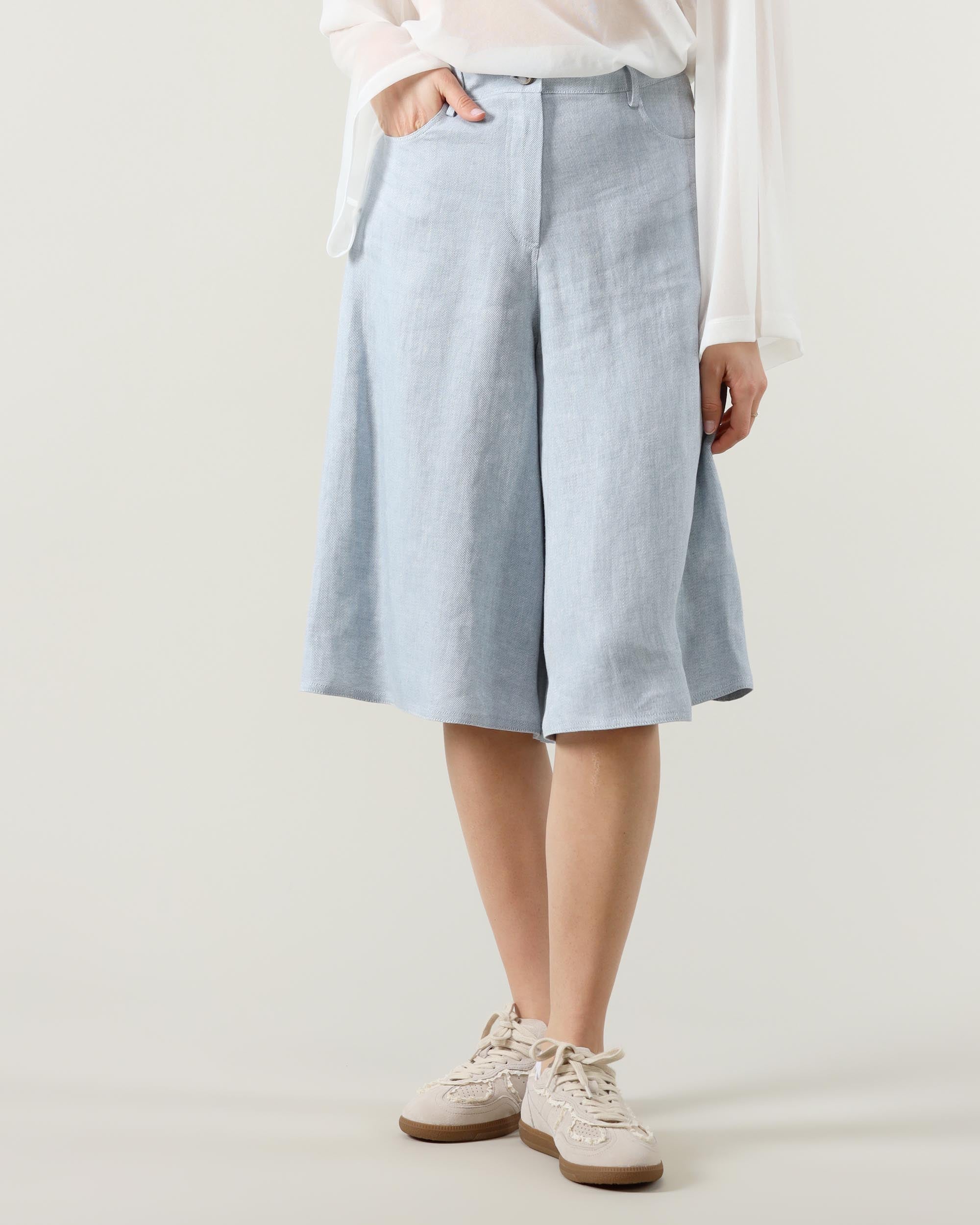 Alysi Bermuda Linone Delave