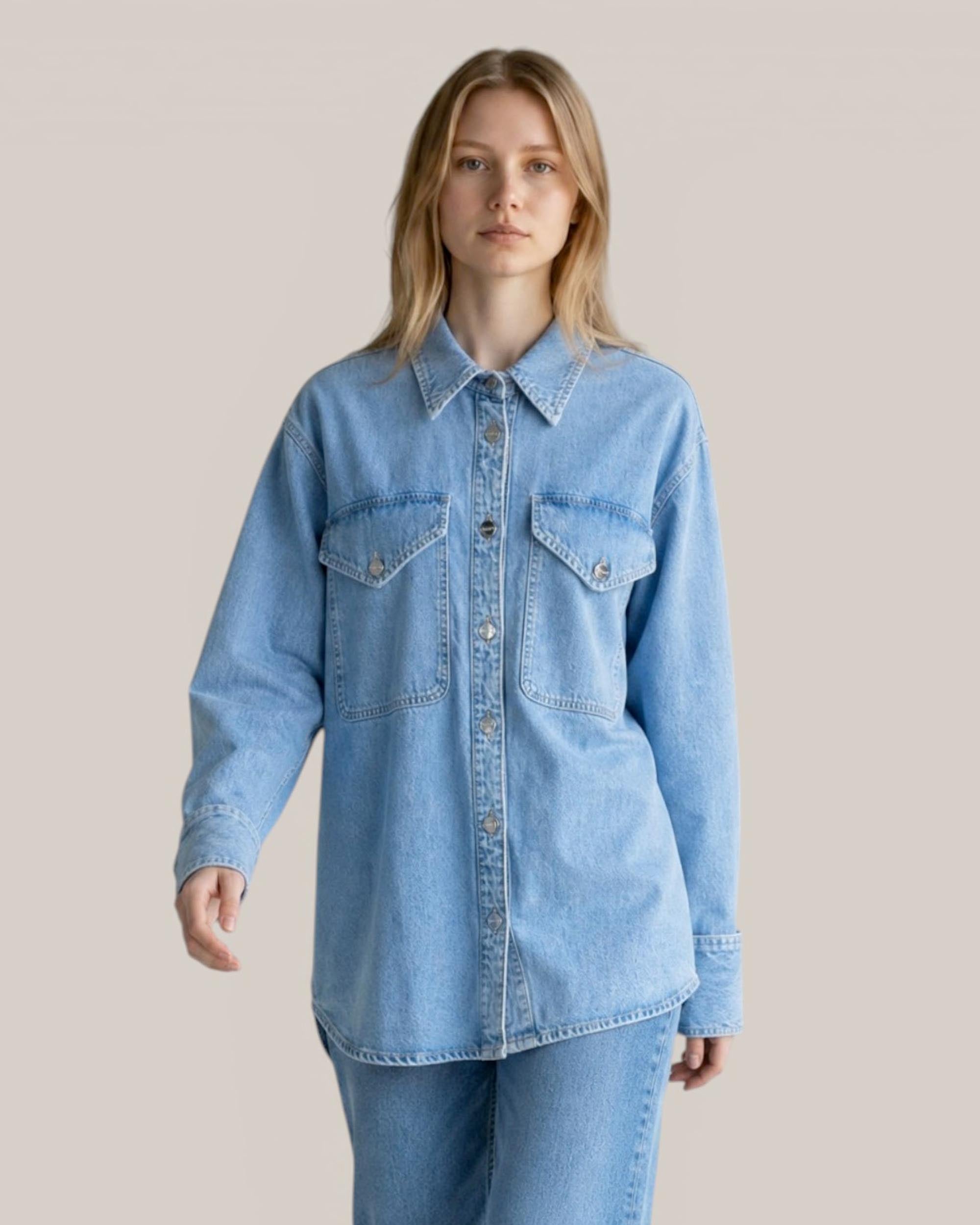 Dondup Camicia Over Denim