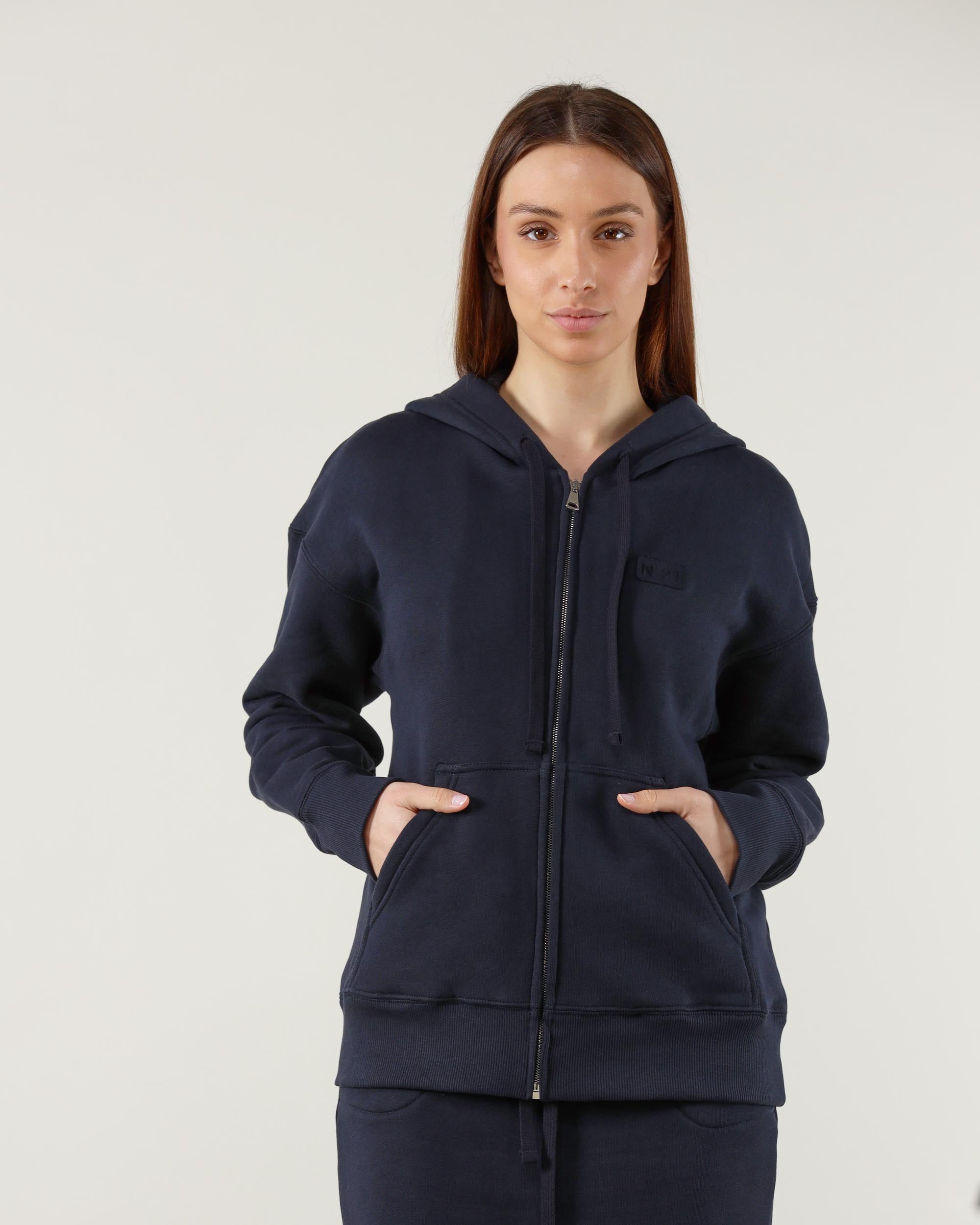 N21 Felpa con Cappuccio