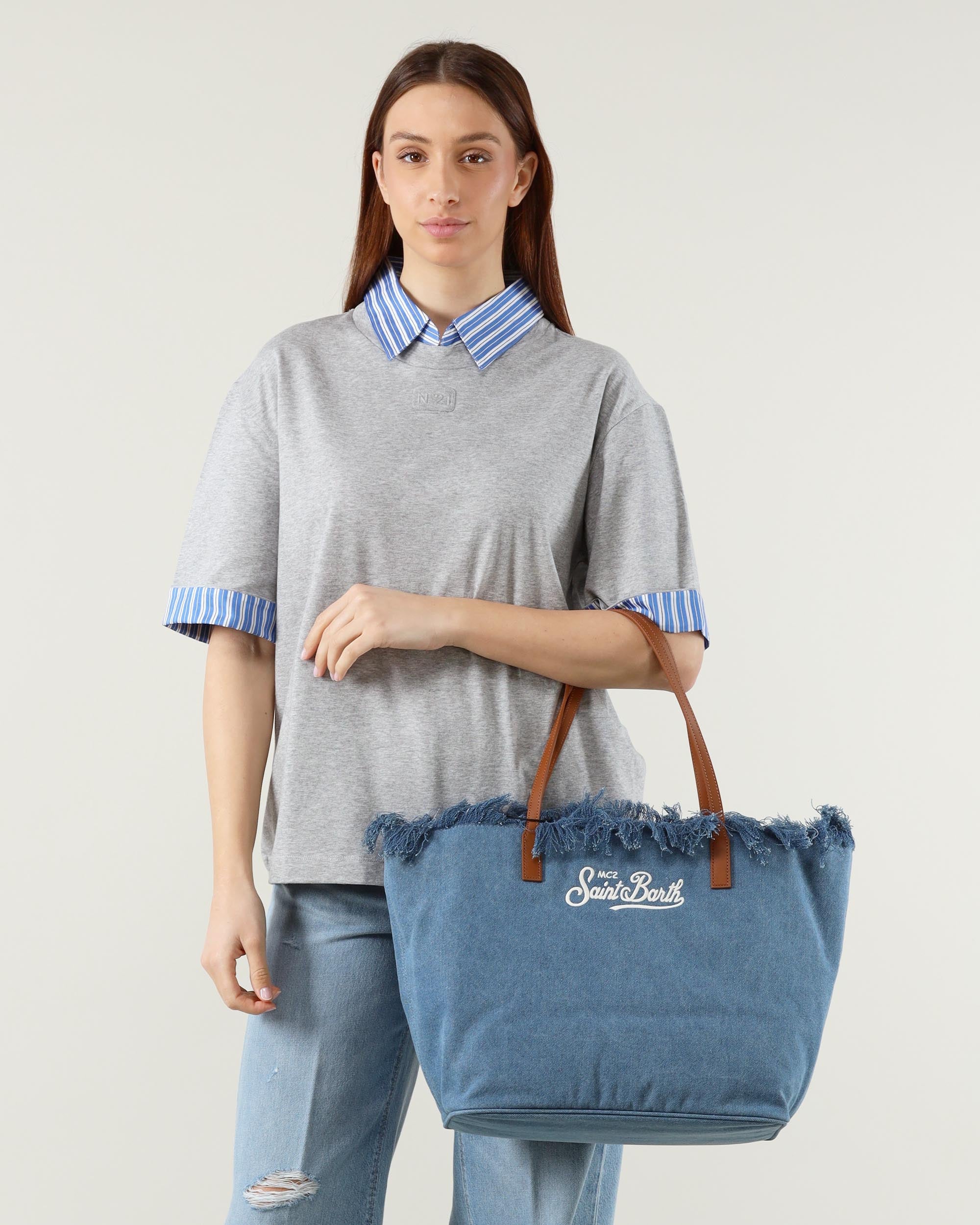 Mc2 Saint Barth Borse a Spalla con Frange Cbf0001