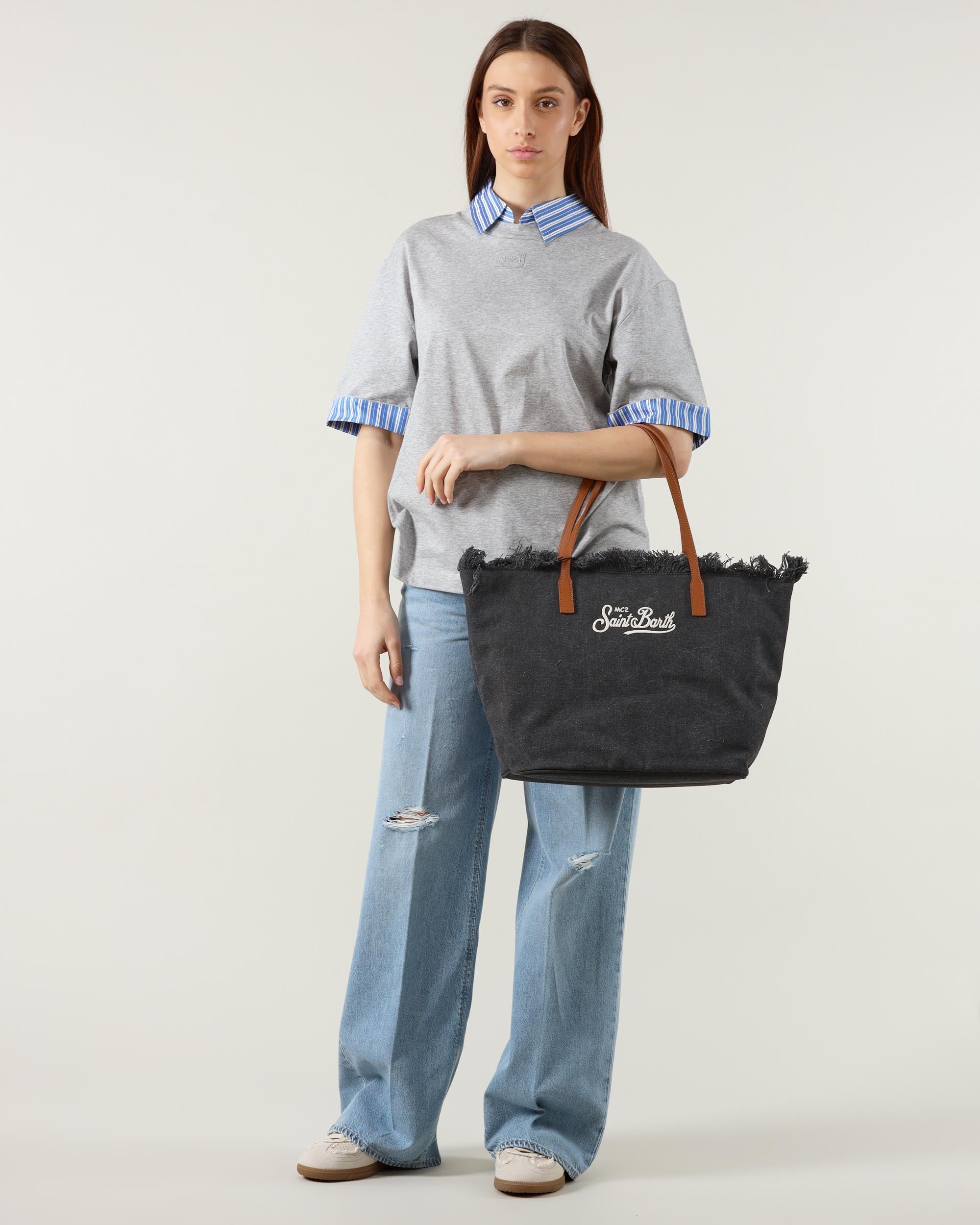 Mc2 Saint Barth Borse a Spalla con Frange Cbf0001