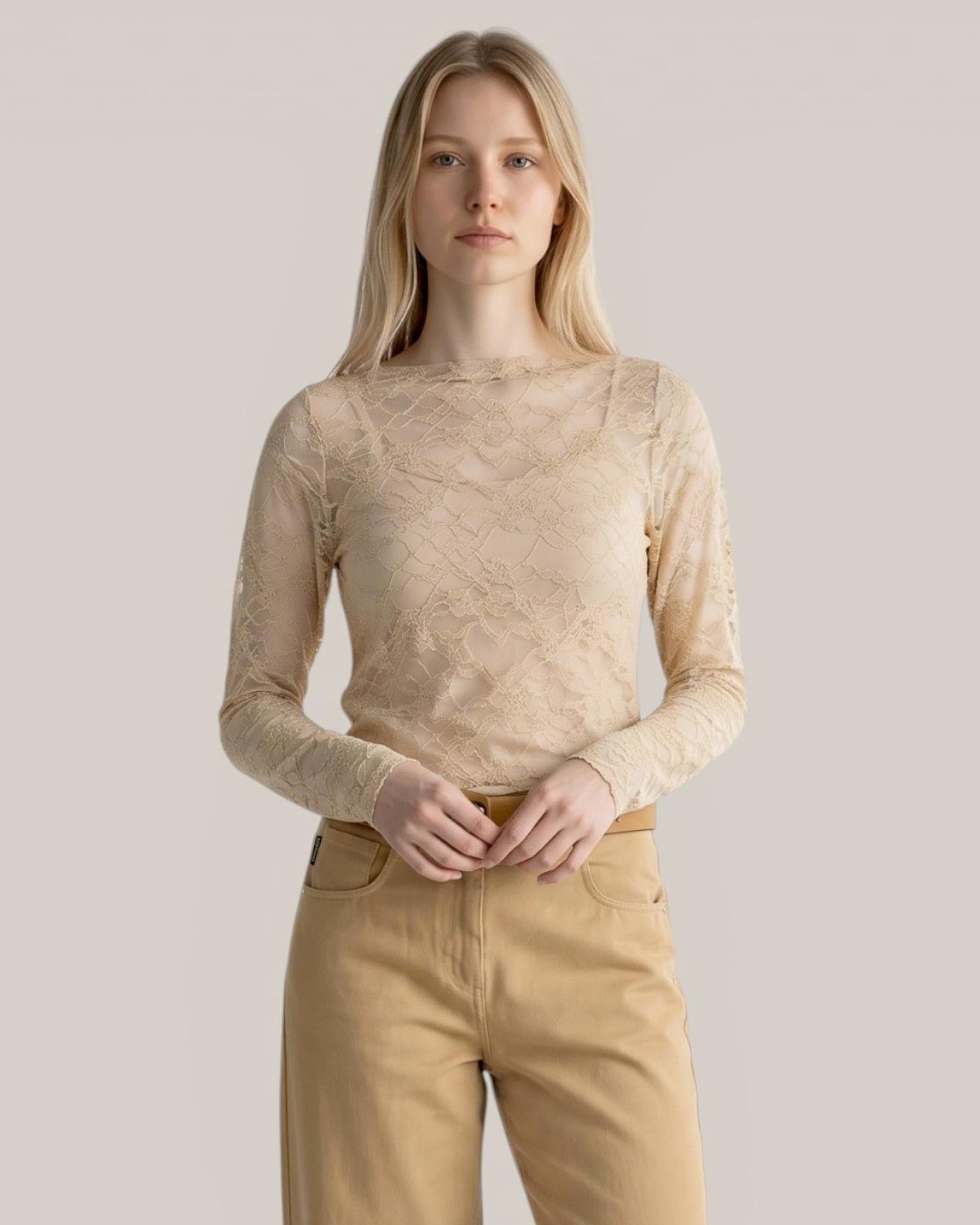 Haveone Maglia Pizzo