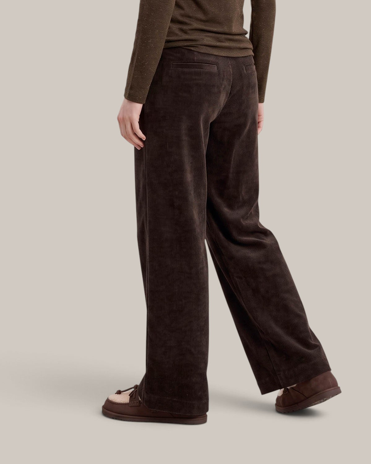 25.10 Pantaloni Velluto Liscio