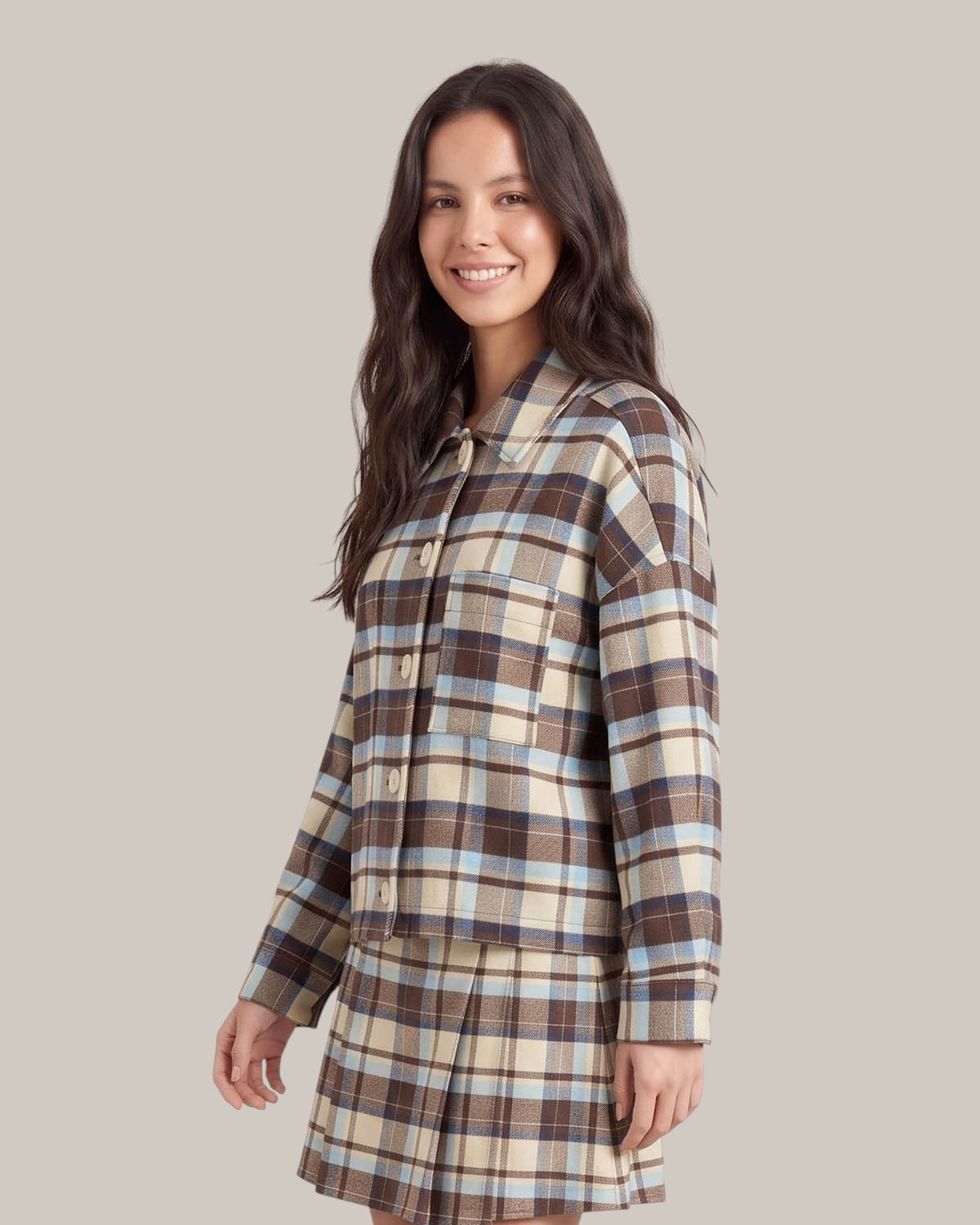 25.10 Overshirt Quadro