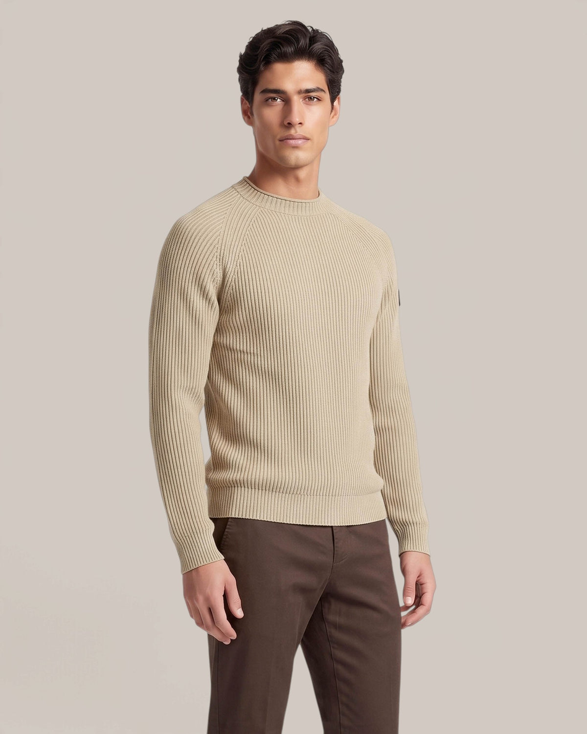 RRD Roberto Ricci Designs Pull à col rond en coton 7
