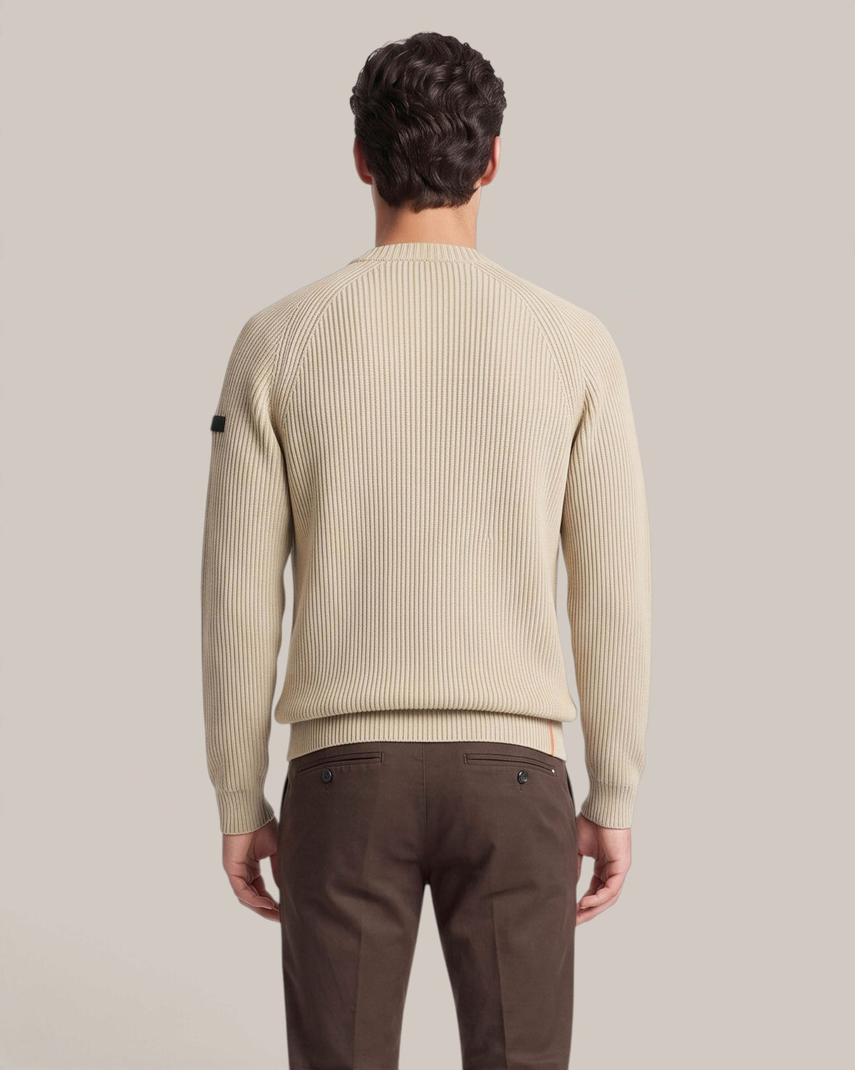 RRD Roberto Ricci Designs Pull à col rond en coton 7