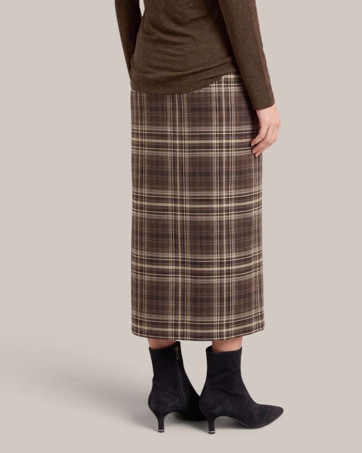 Alysi Jupe Tartan en Coton