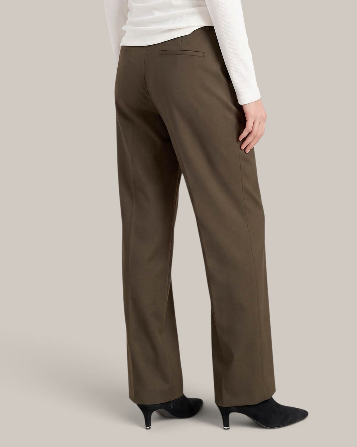 Alysi Pantaloni Ampi Lana