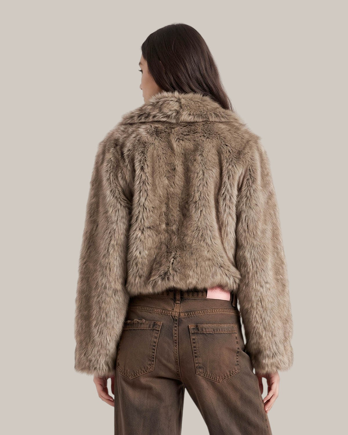 Alysi Fourrure Super Fur Col Montant