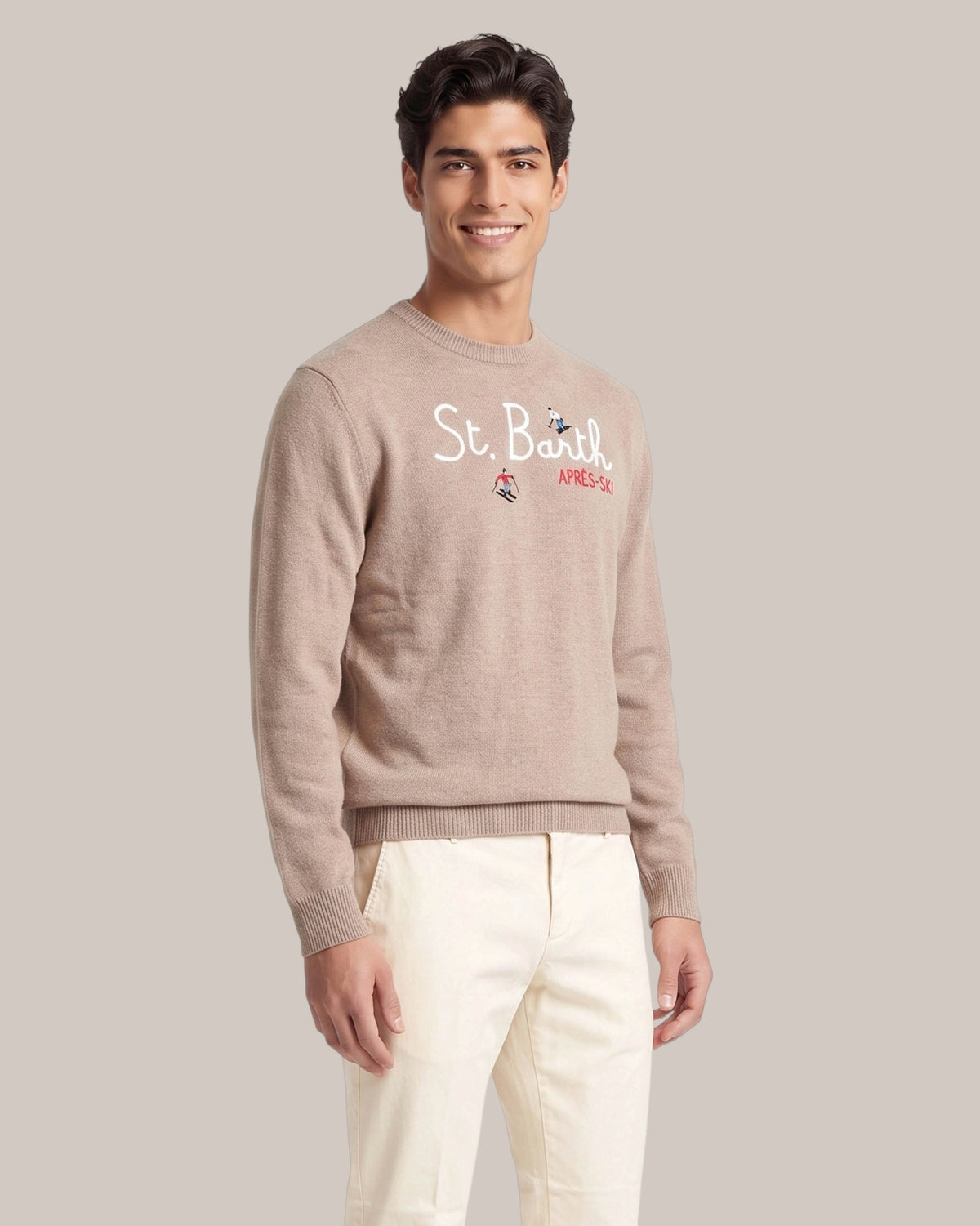 Mc2 Saint Barth Heron Après Ski Crewneck Sweater