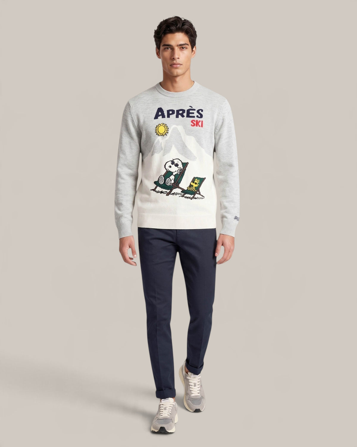 Mc2 Saint Barth Heron Snoopy Crewneck Sweater
