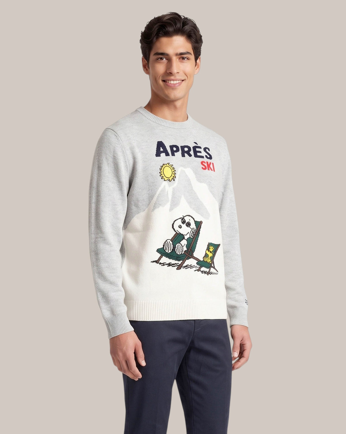 Mc2 Saint Barth Heron Snoopy Crewneck Sweater