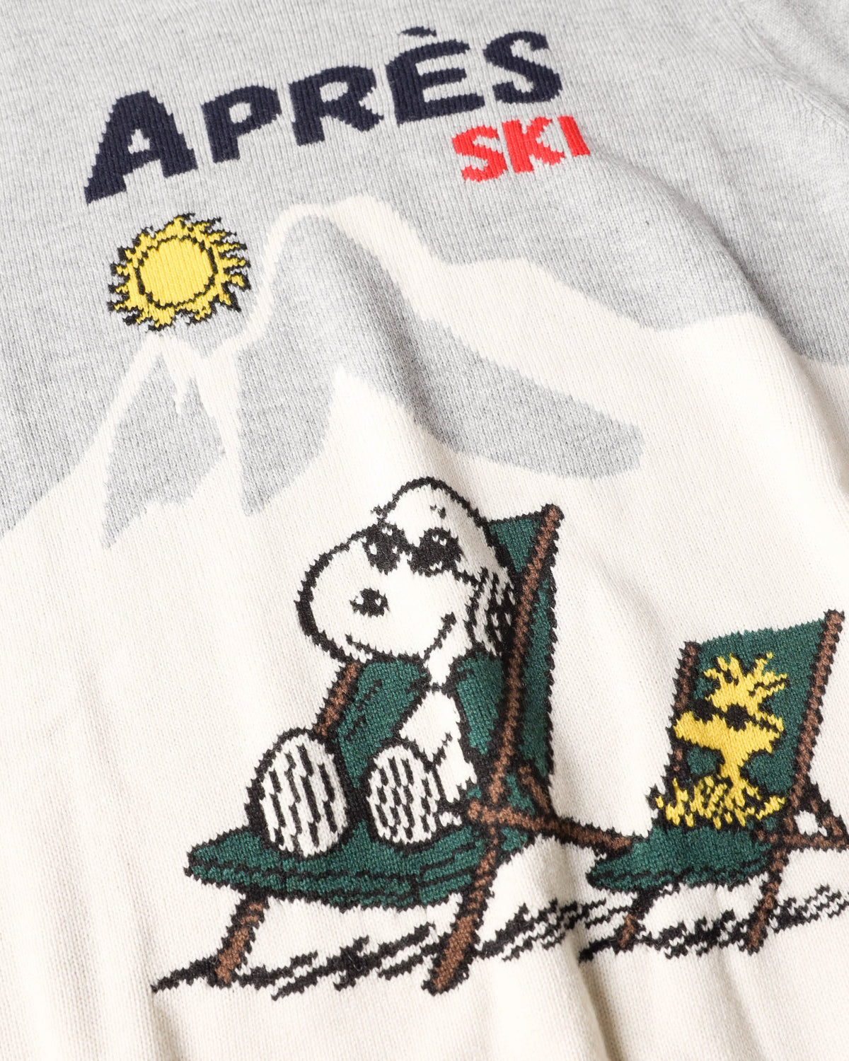 Mc2 Saint Barth Rundhals-Pullover Heron Snoopy