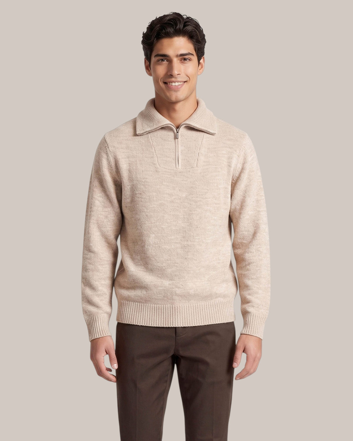 MC2 SAINT BARTH Pull zippé Wesley Mouline