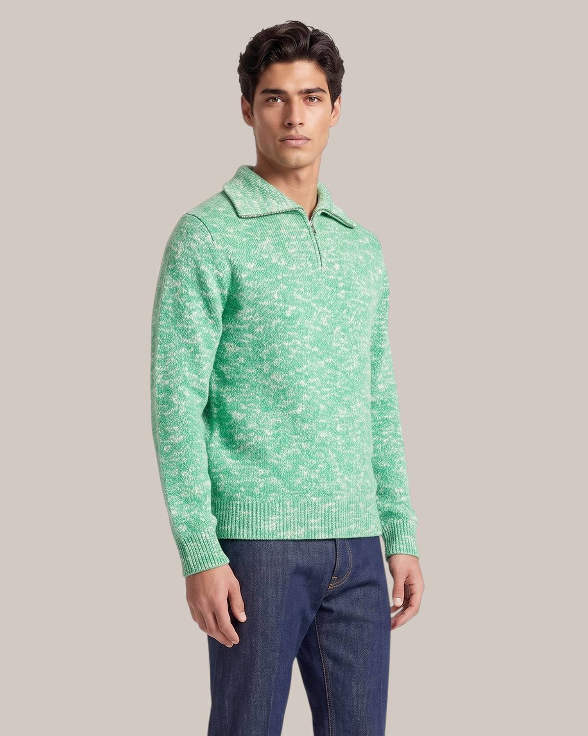 MC2 SAINT BARTH Pull zippé Wesley Mouline